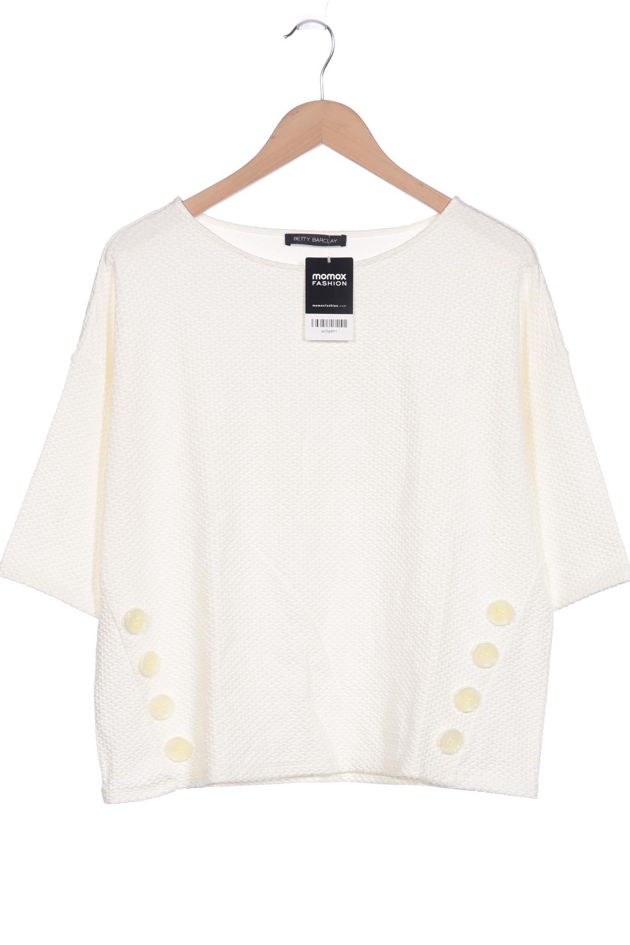 

Betty Barclay Damen Langarmshirt, weiß, Gr. 40