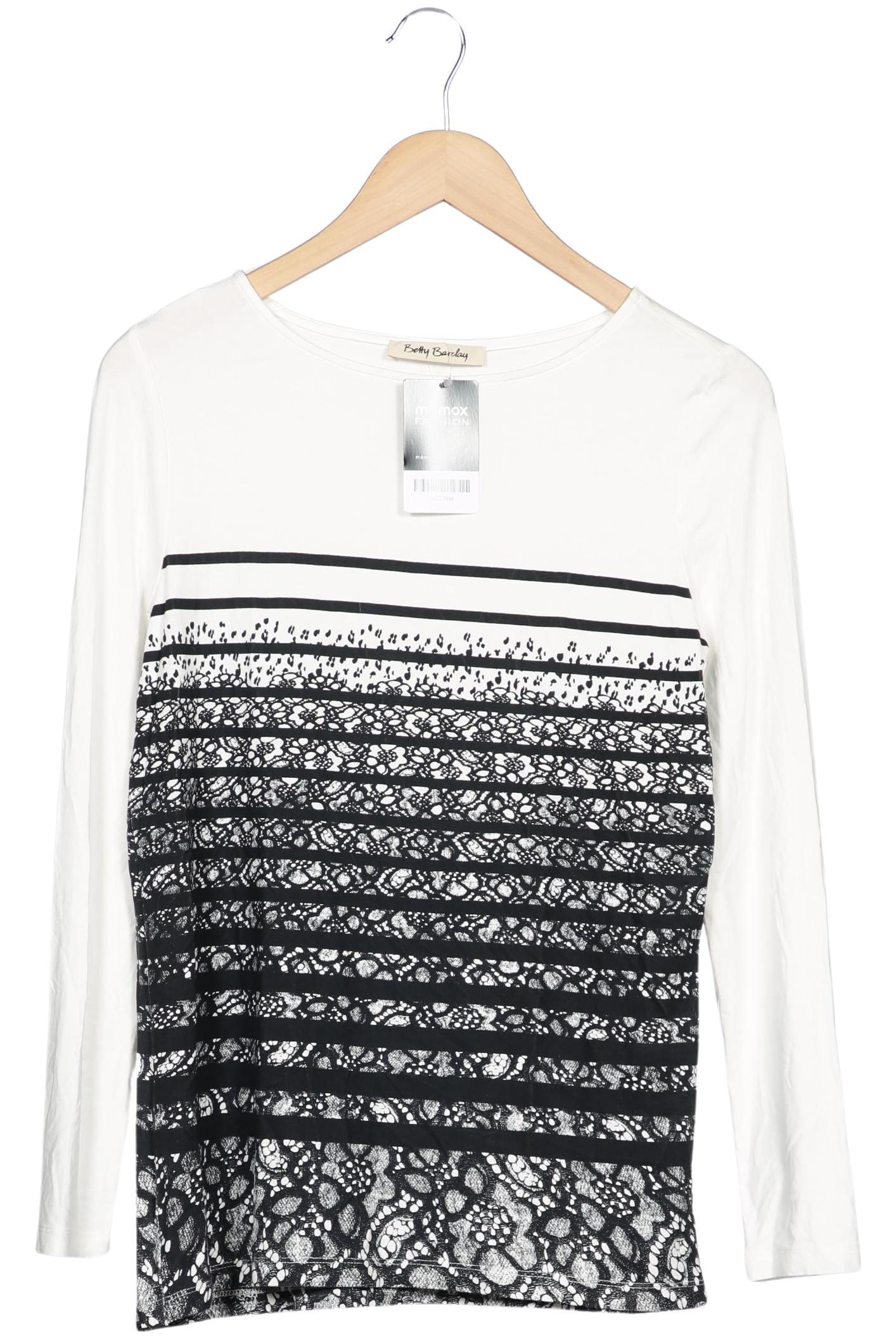 

Betty Barclay Damen Langarmshirt, weiß, Gr. 40