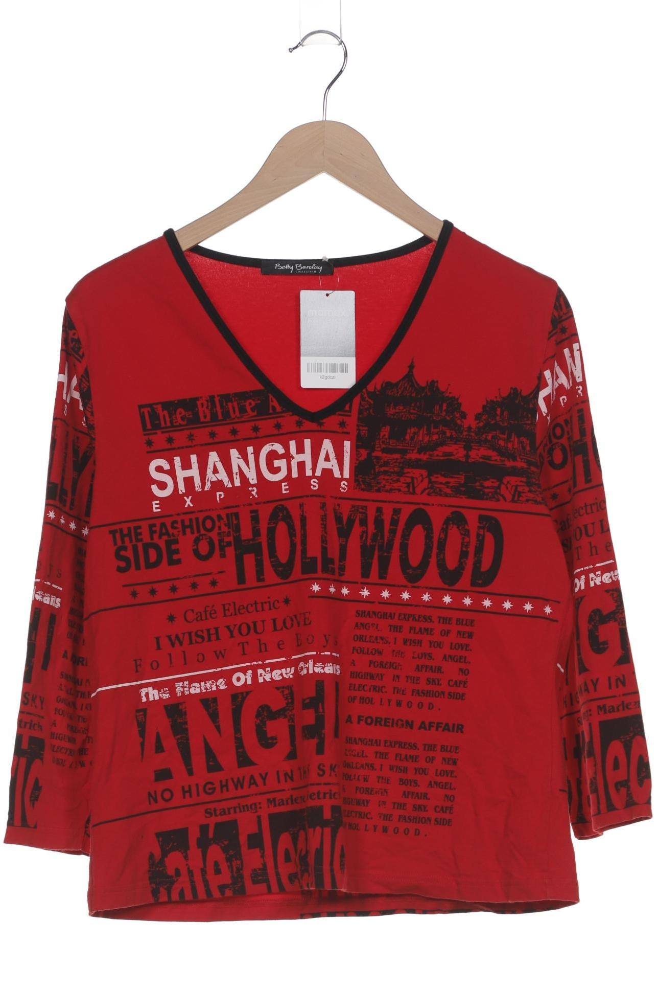 

Betty Barclay Damen Langarmshirt, rot, Gr. 44