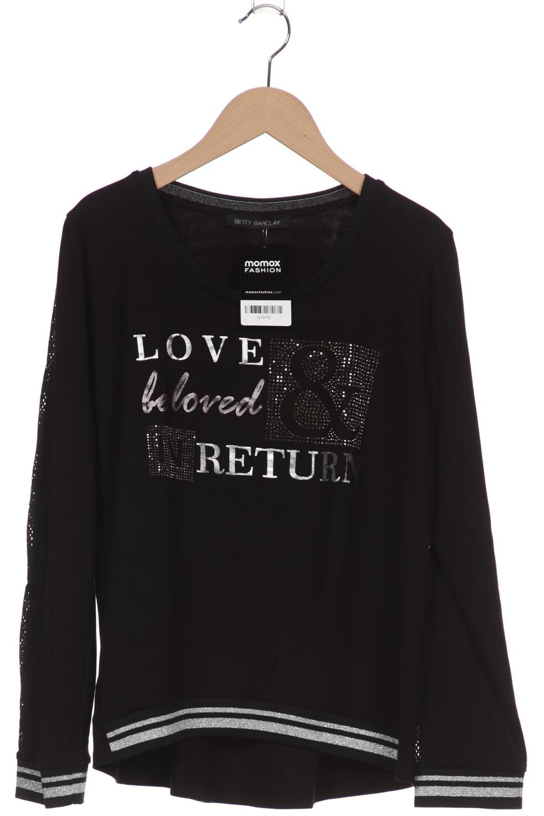

Betty Barclay Damen Sweatshirt, schwarz, Gr. 38