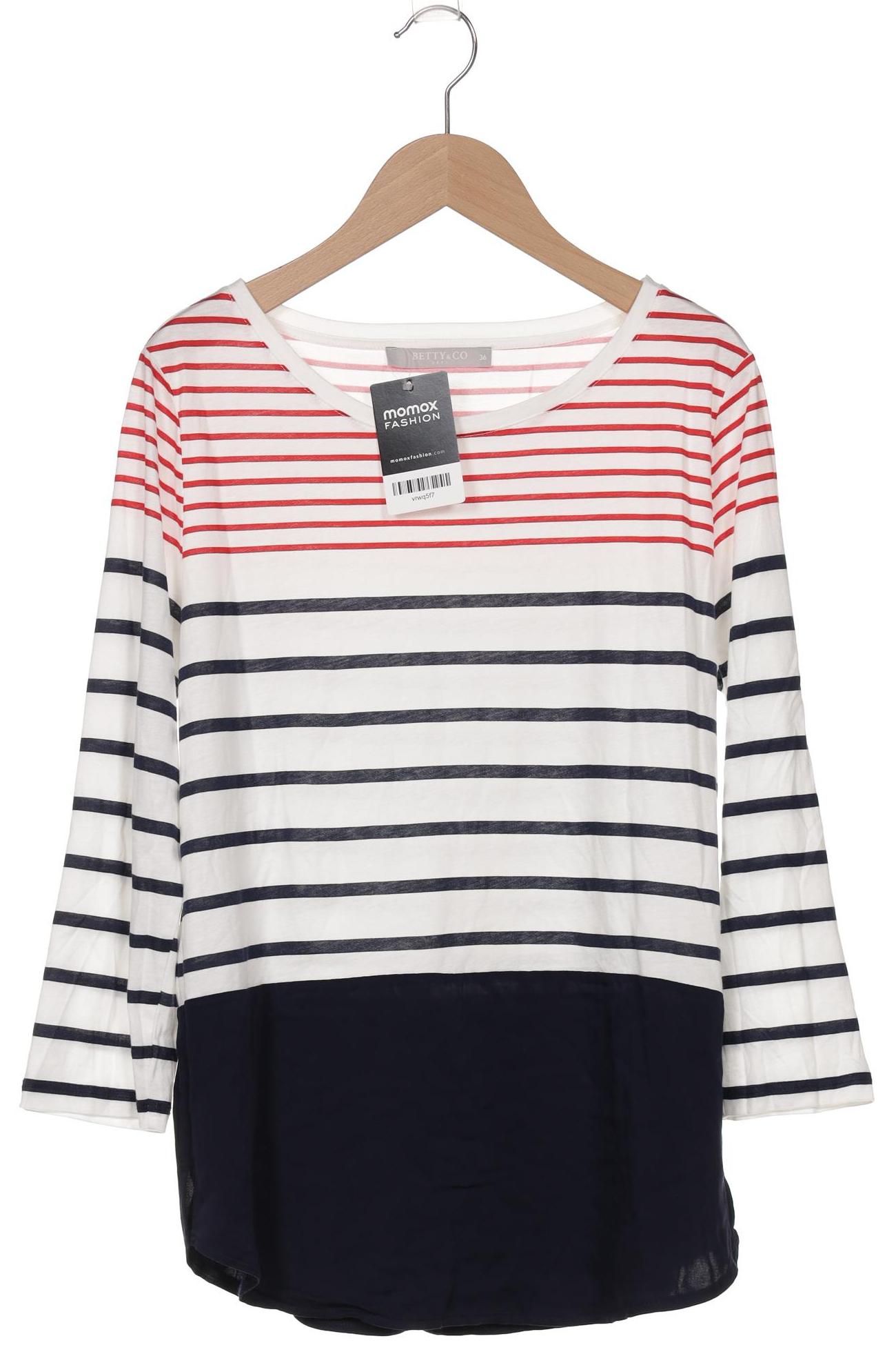 

Betty Barclay Damen Langarmshirt, weiß, Gr. 36