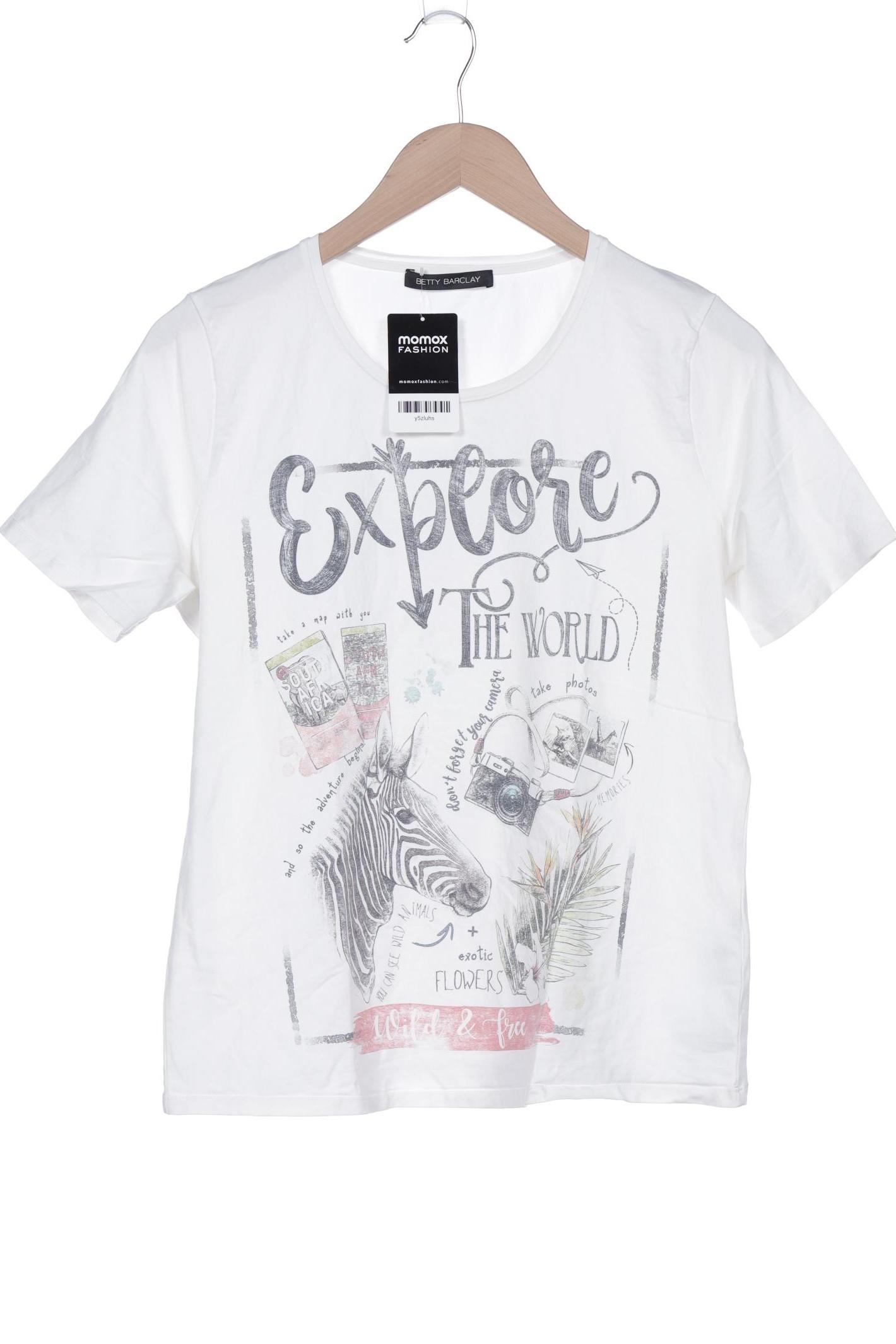 

Betty Barclay Damen T-Shirt, weiß, Gr. 42