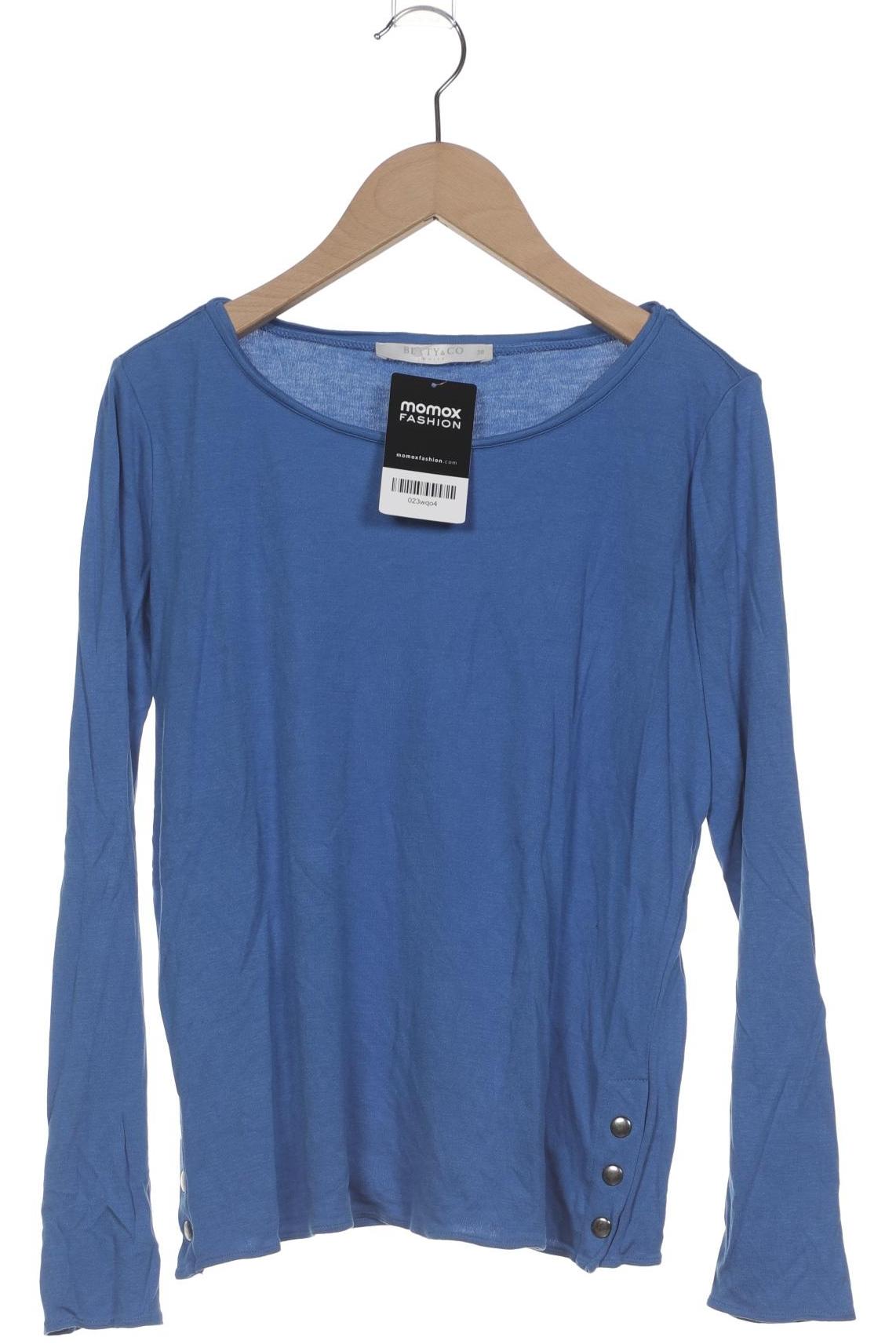 

Betty & CO Damen Langarmshirt, blau, Gr. 38