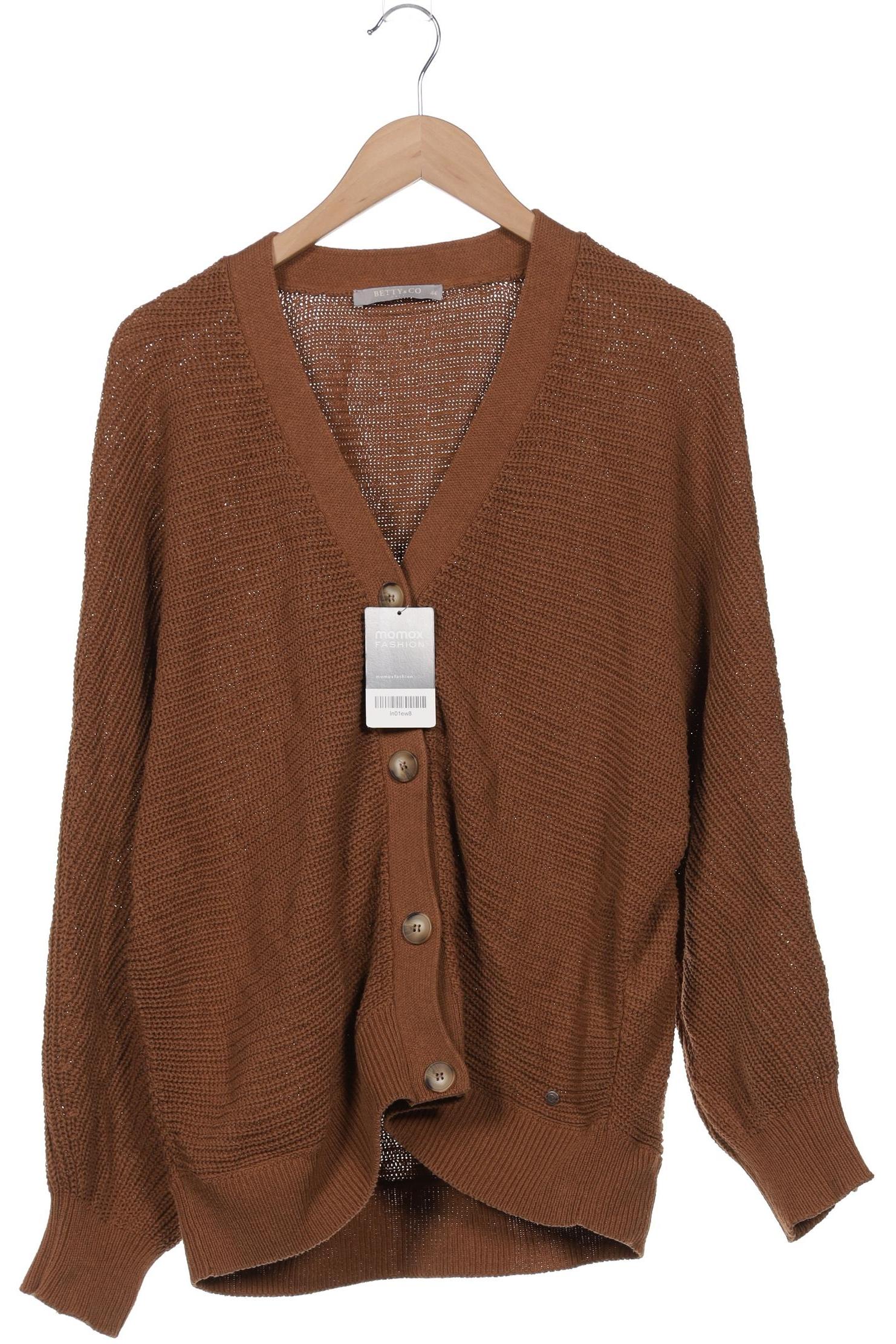 

Betty & CO Damen Strickjacke, braun, Gr. 44