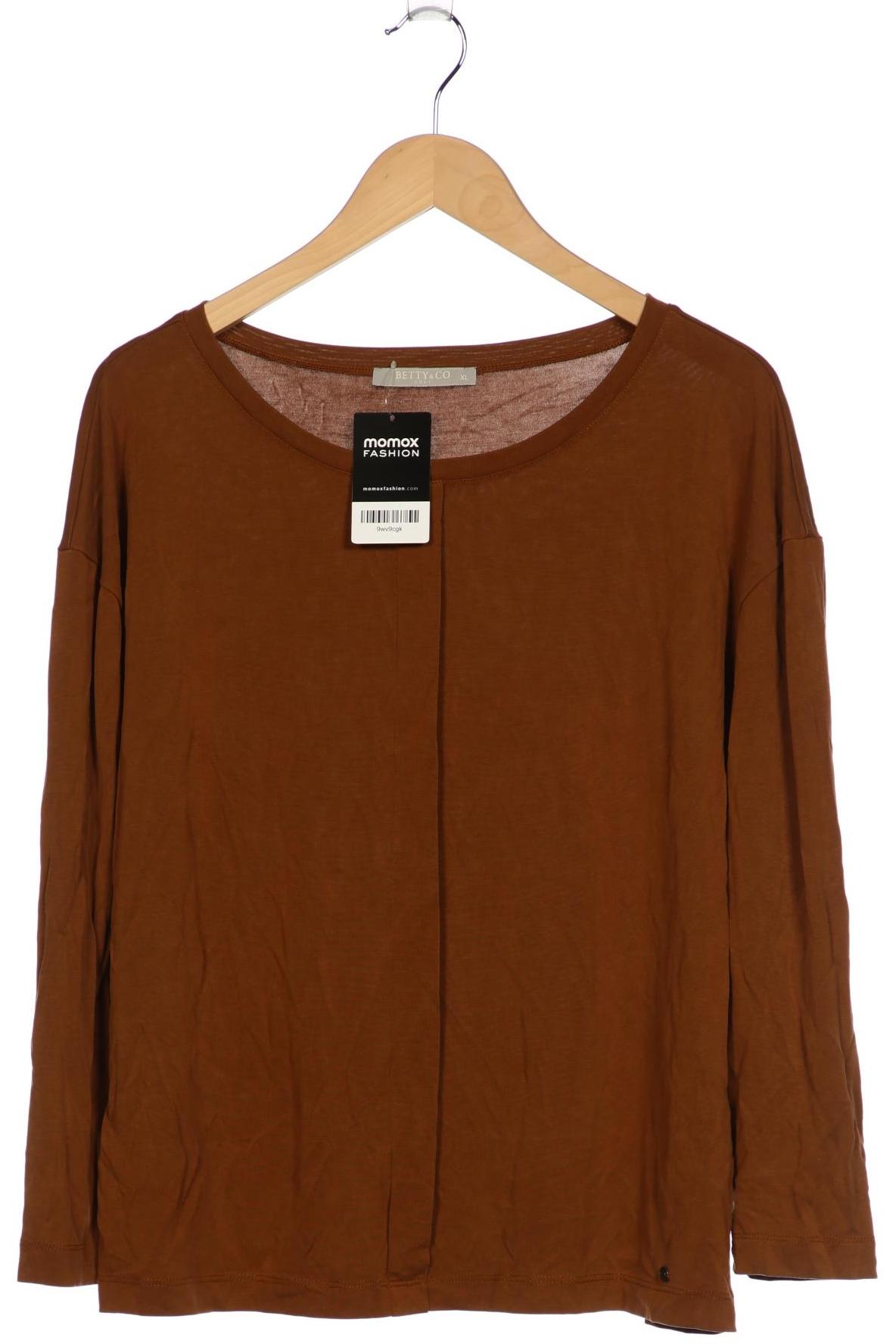 

Betty & CO Damen Langarmshirt, braun, Gr. 44