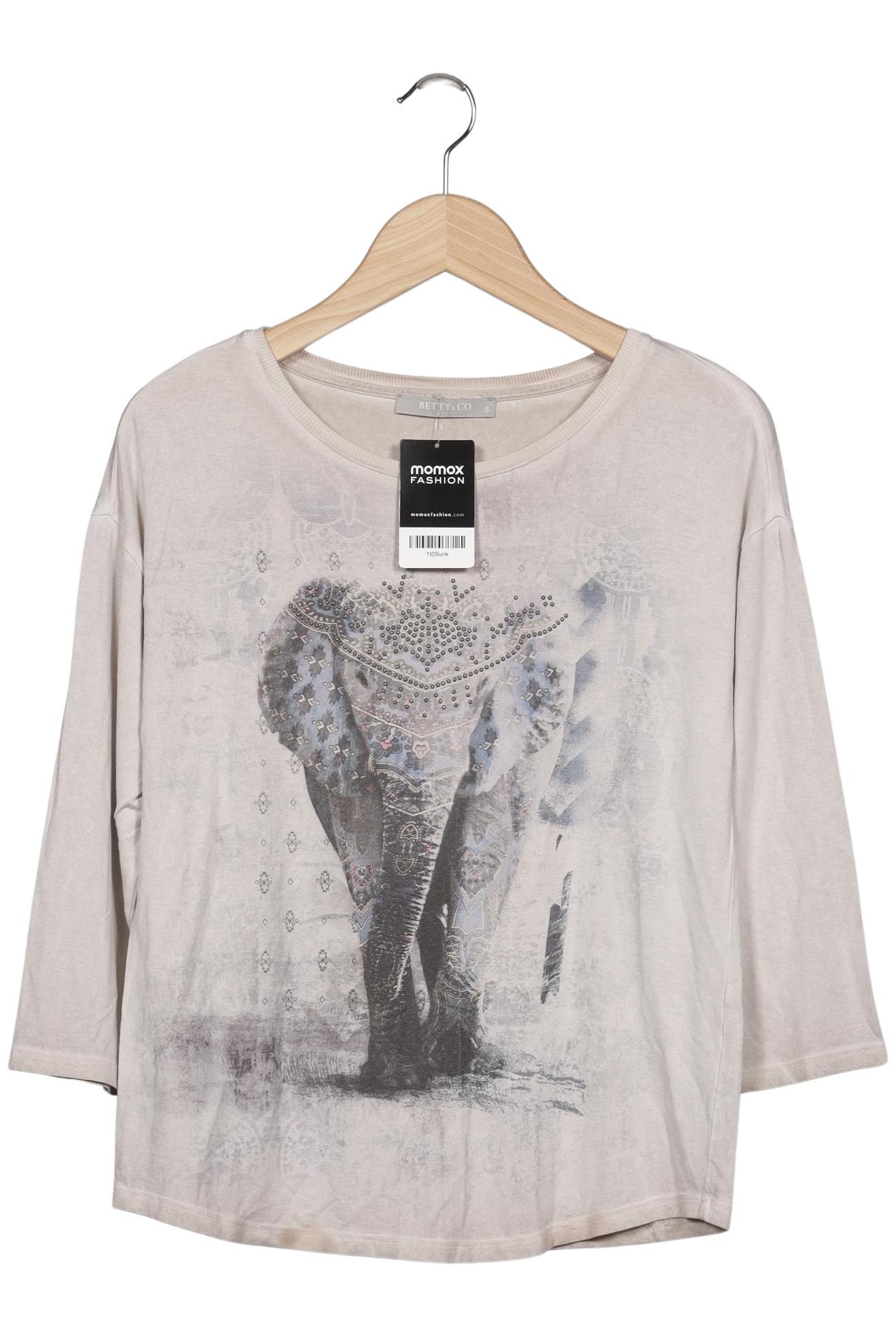 

Betty & CO Damen Langarmshirt, beige, Gr. 36