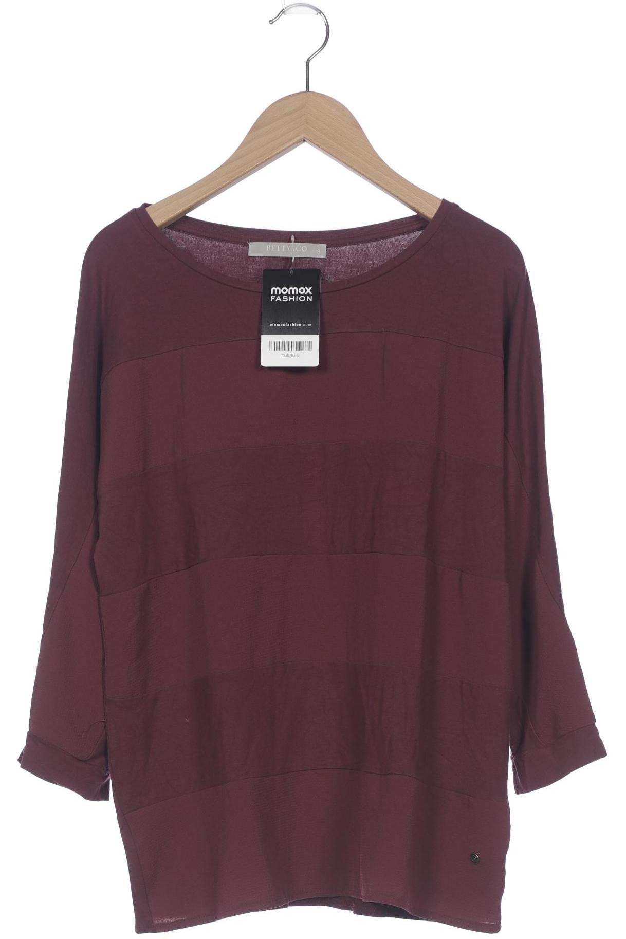 

Betty & CO Damen Langarmshirt, bordeaux, Gr. 36