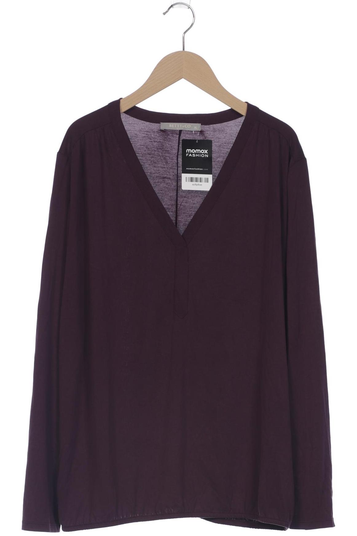 

Betty & CO Damen Langarmshirt, bordeaux, Gr. 44