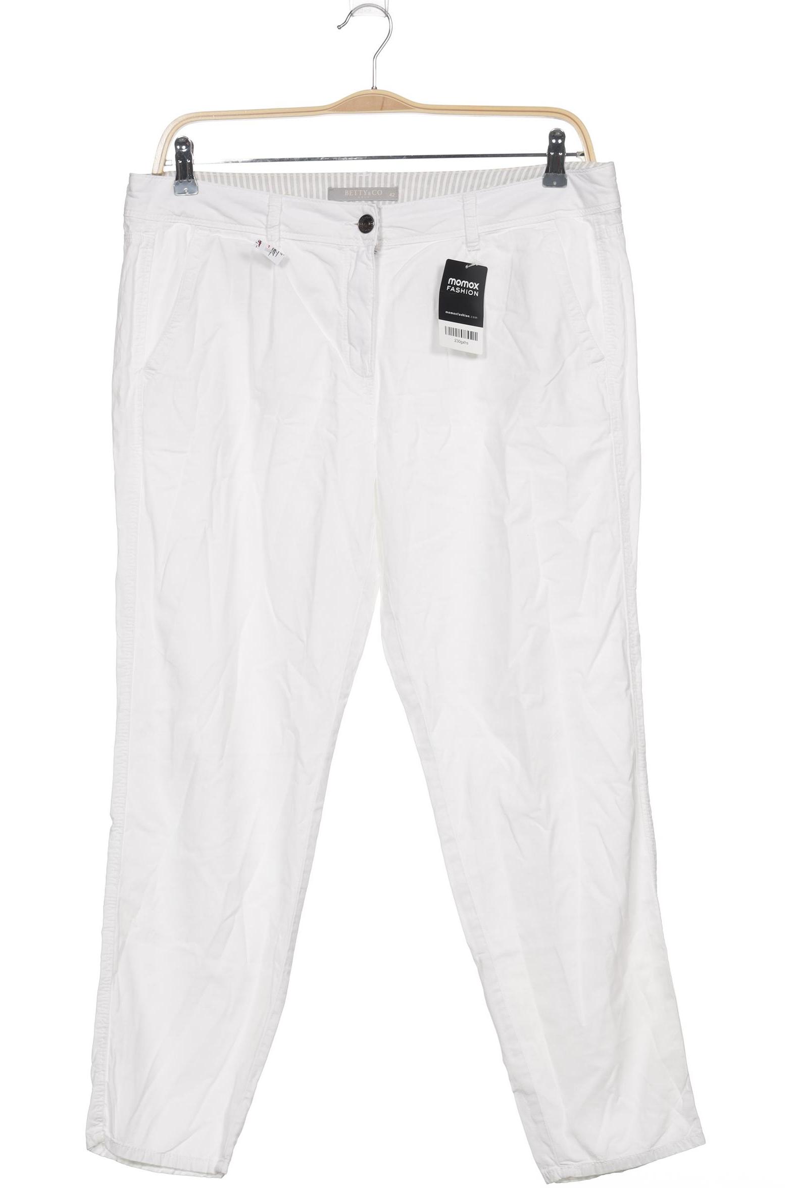 

Betty & CO Damen Stoffhose, weiß, Gr. 42