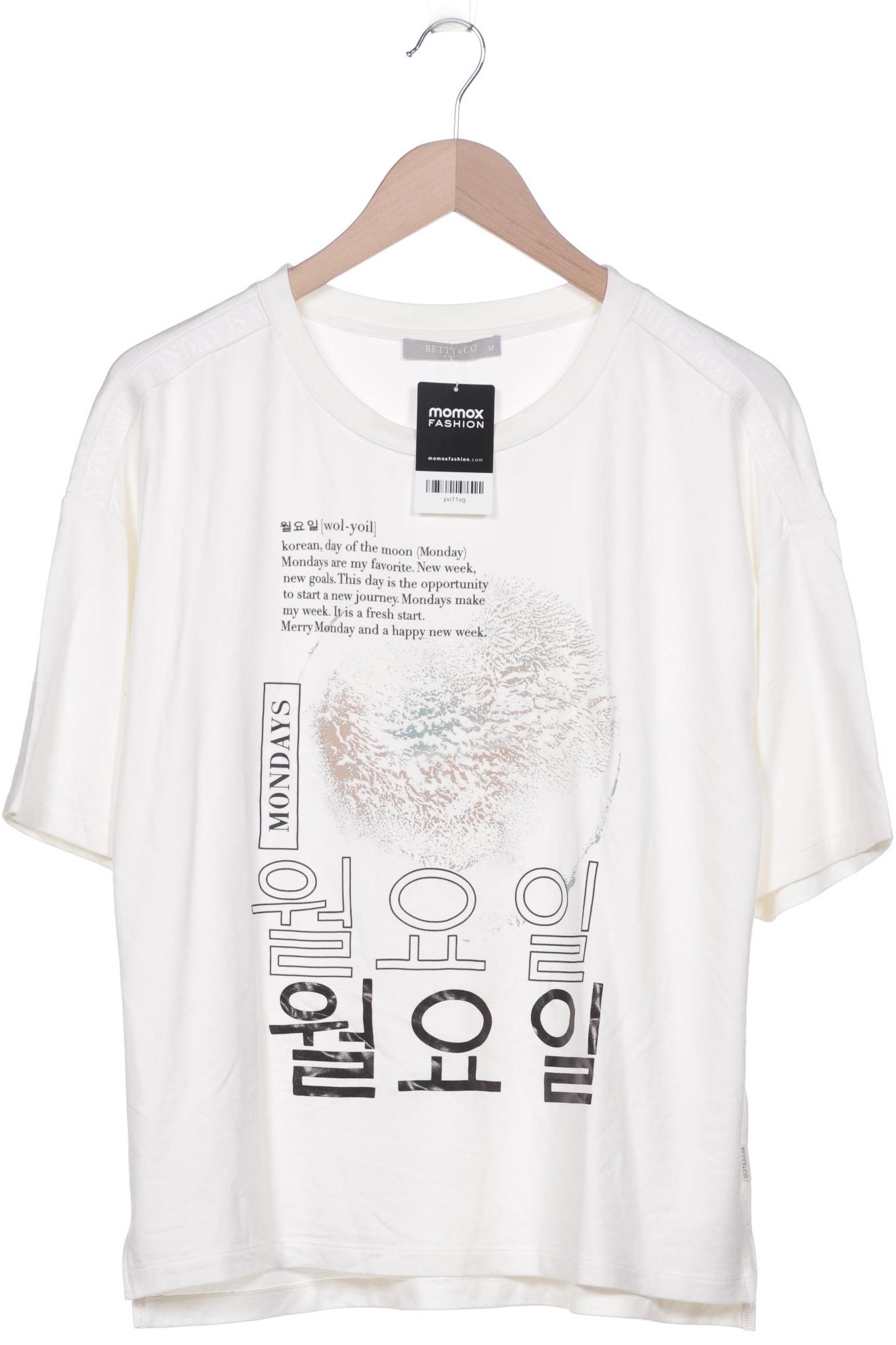 

BETTY & CO Damen T-Shirt, cremeweiß