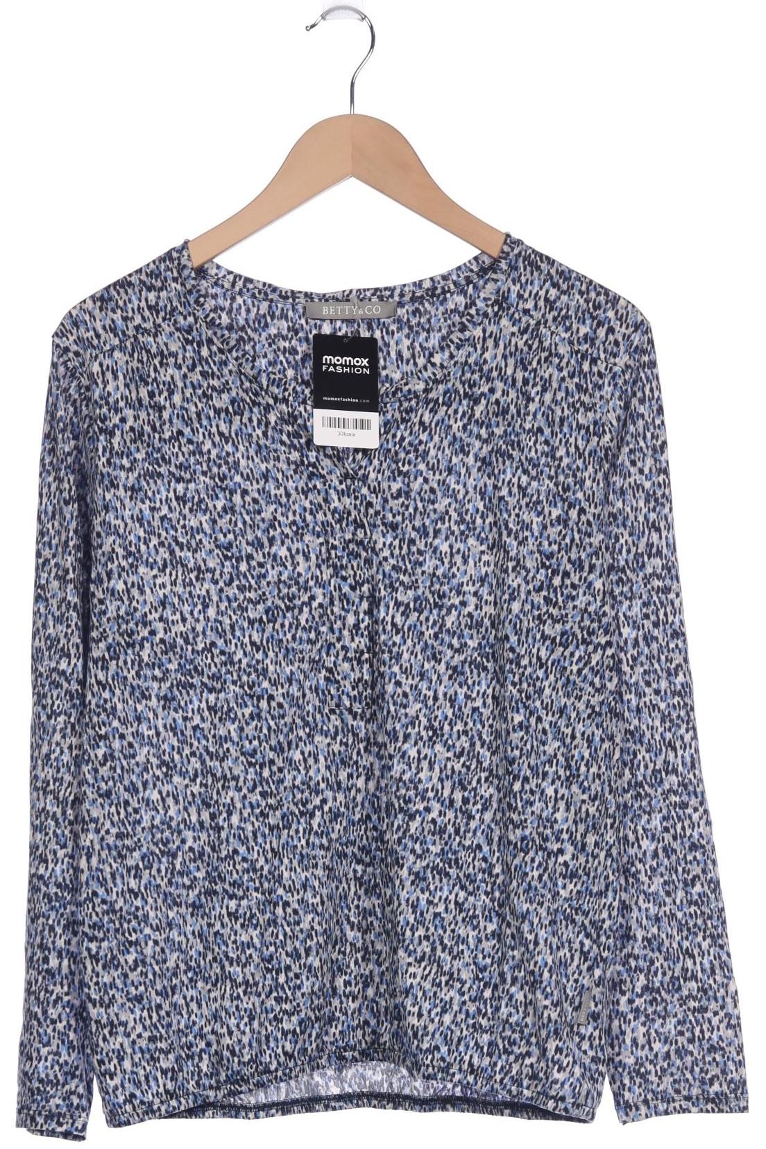 

Betty & CO Damen Langarmshirt, blau, Gr. 42