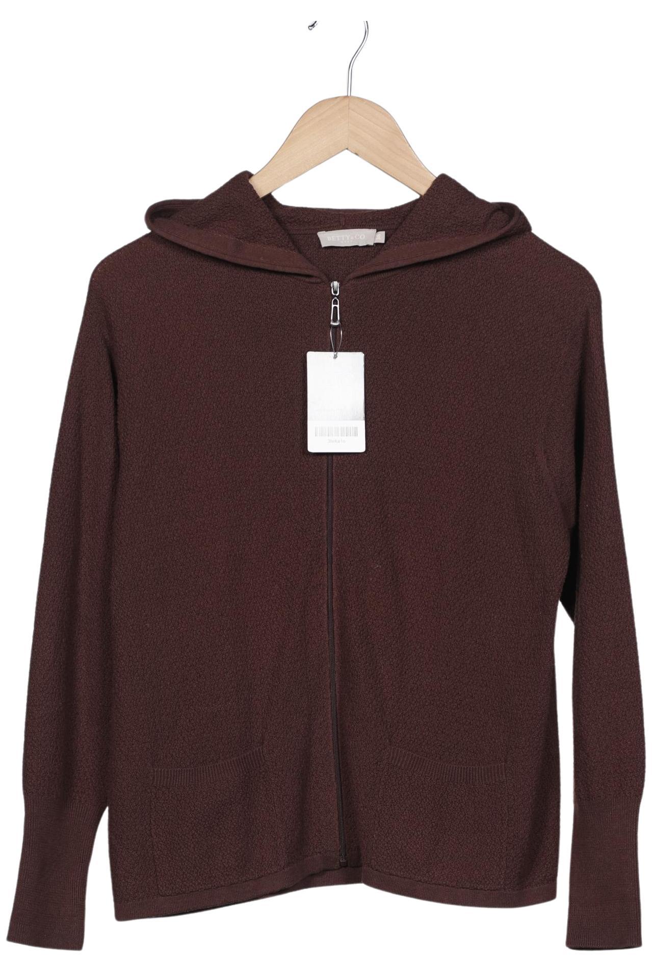 

Betty & CO Damen Strickjacke, bordeaux, Gr. 38