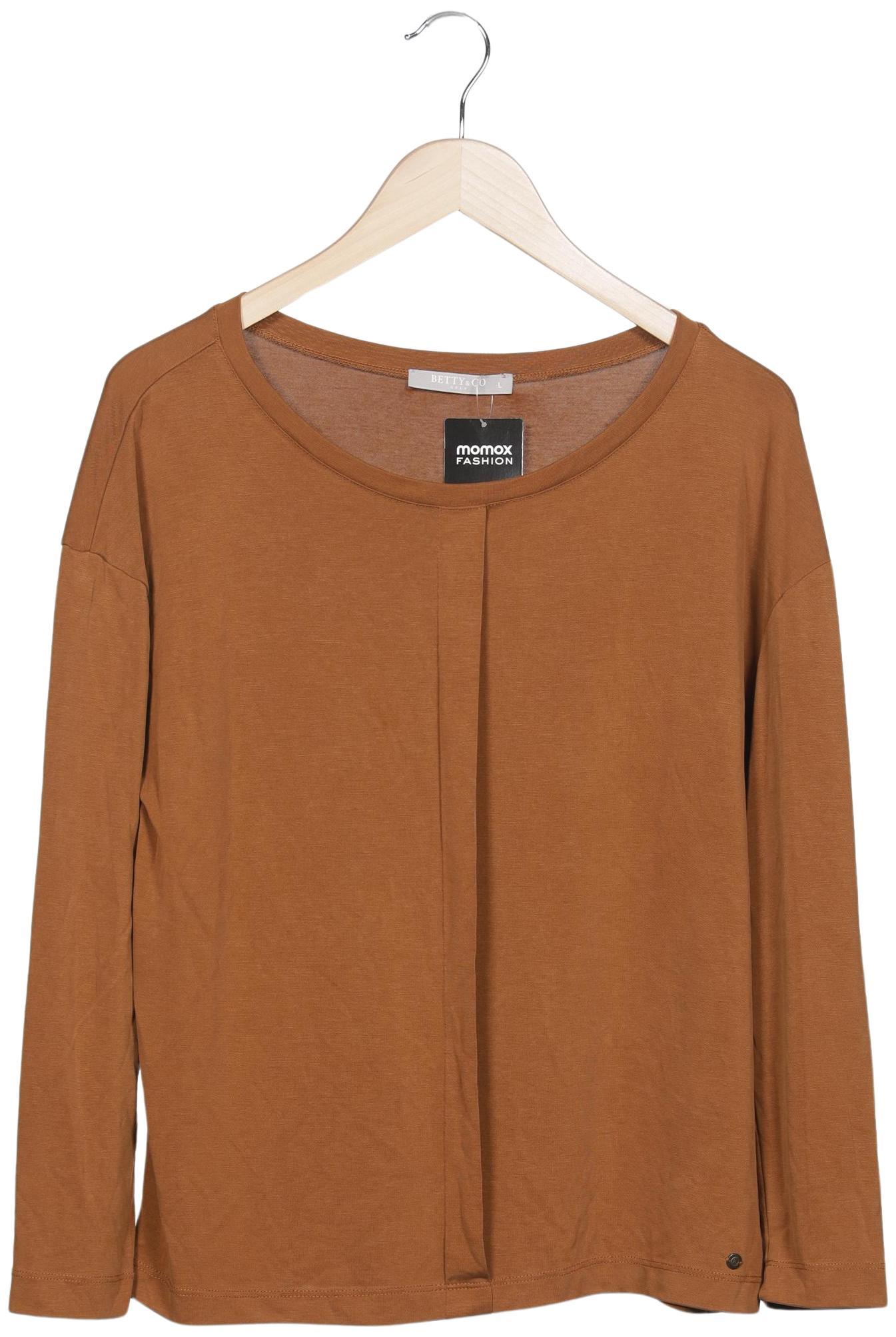 

Betty & CO Damen Langarmshirt, braun, Gr. 42