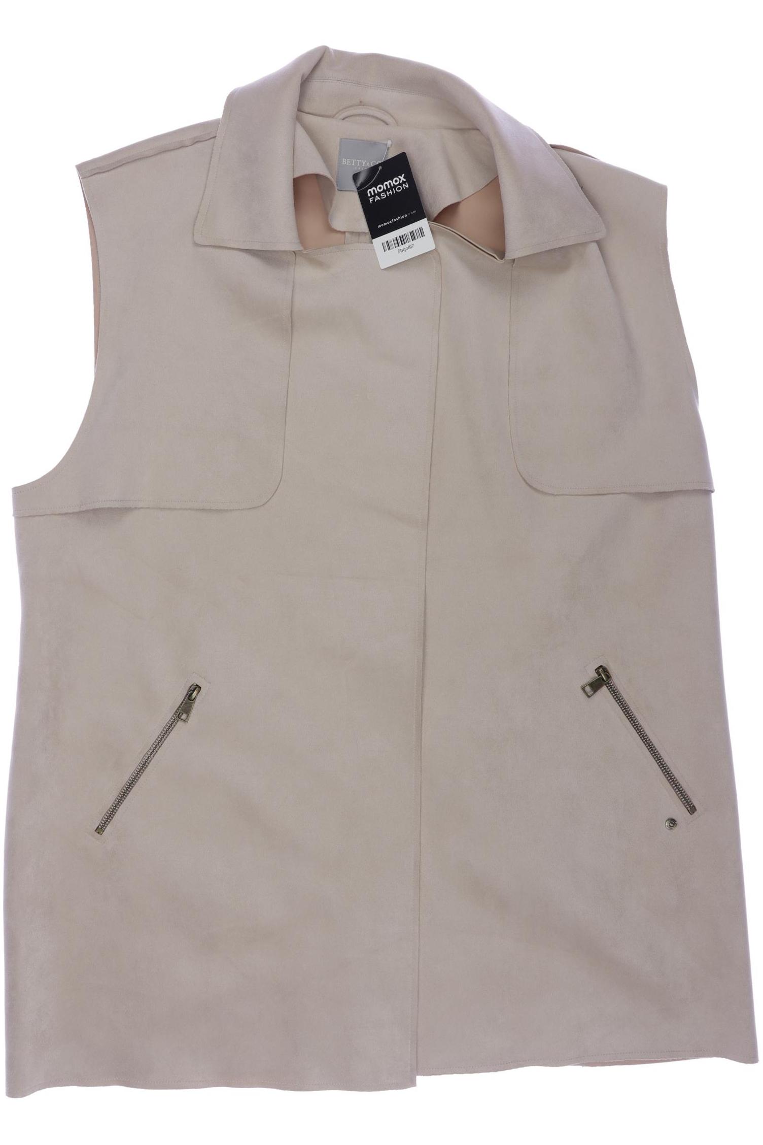 

Betty & CO Damen Weste, beige, Gr. 46