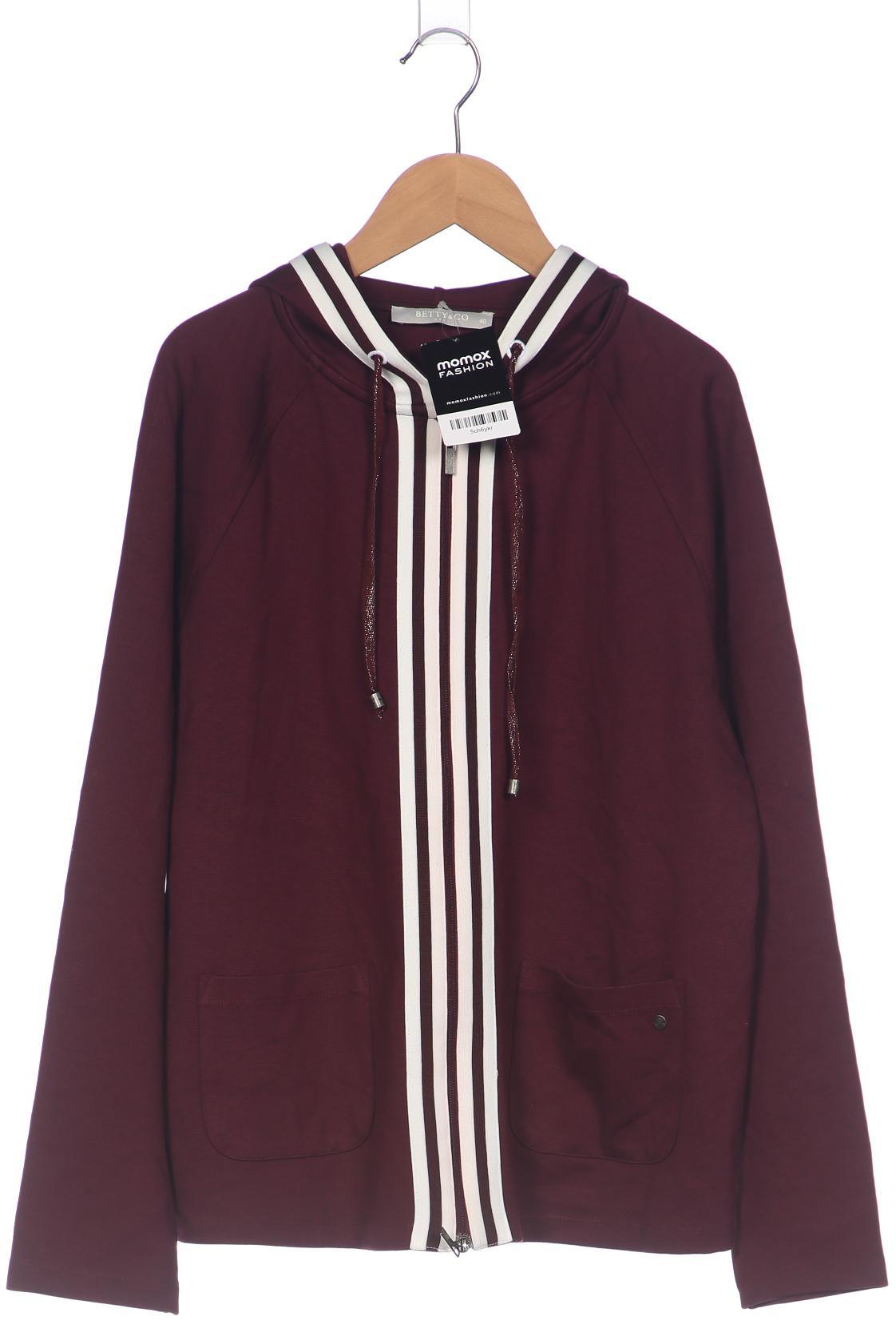 

Betty & CO Damen Kapuzenpullover, bordeaux, Gr. 40