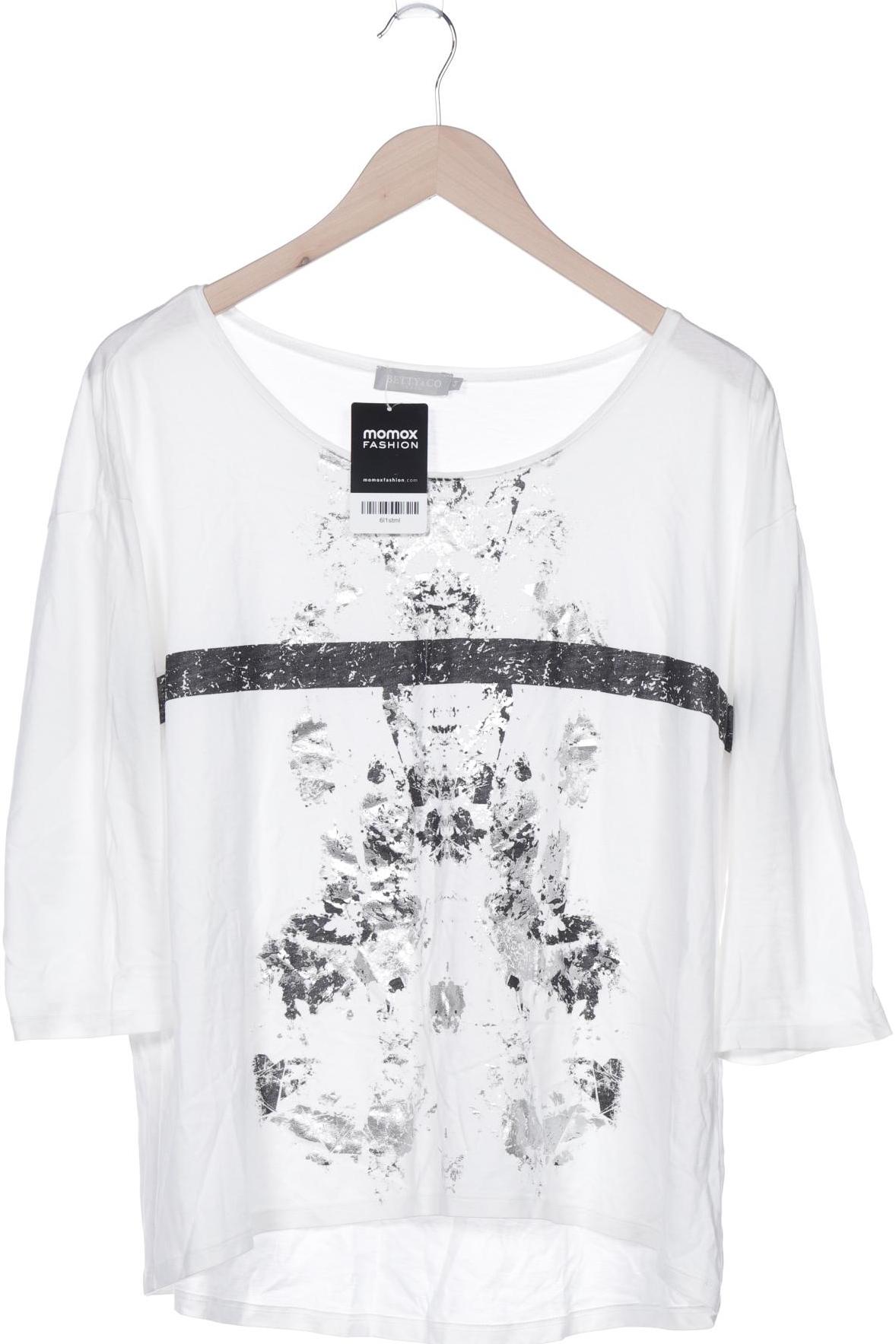 

Betty & CO Damen Langarmshirt, weiß, Gr. 44