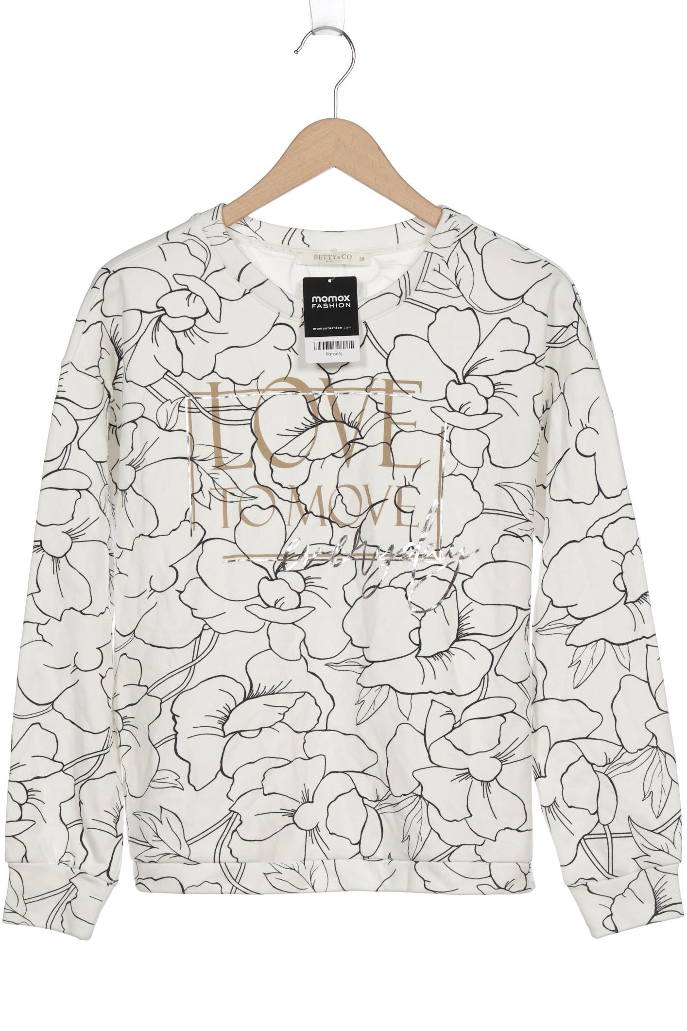 

Betty & CO Damen Sweatshirt, weiß, Gr. 38