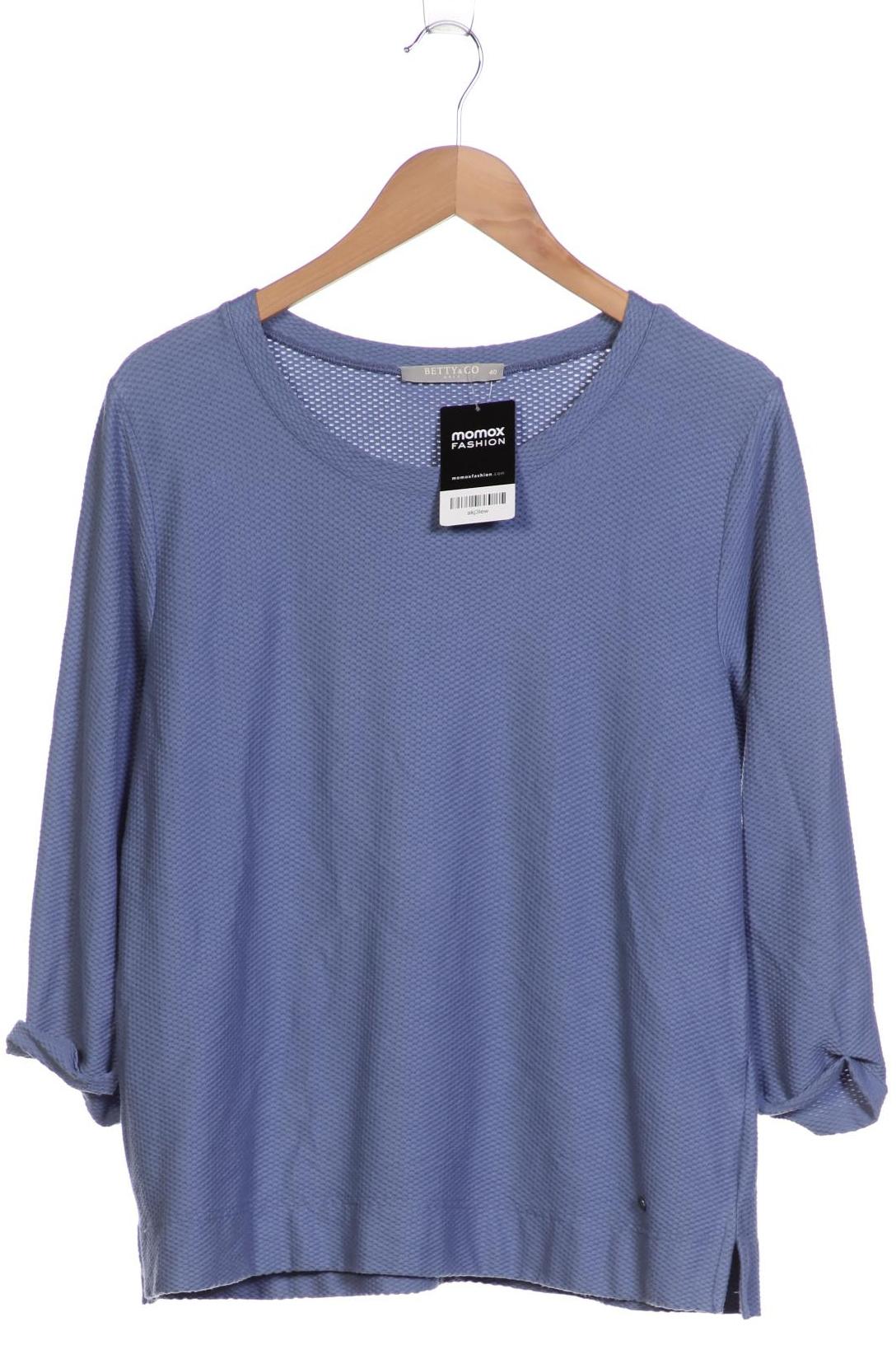 

Betty & CO Damen Langarmshirt, blau, Gr. 40