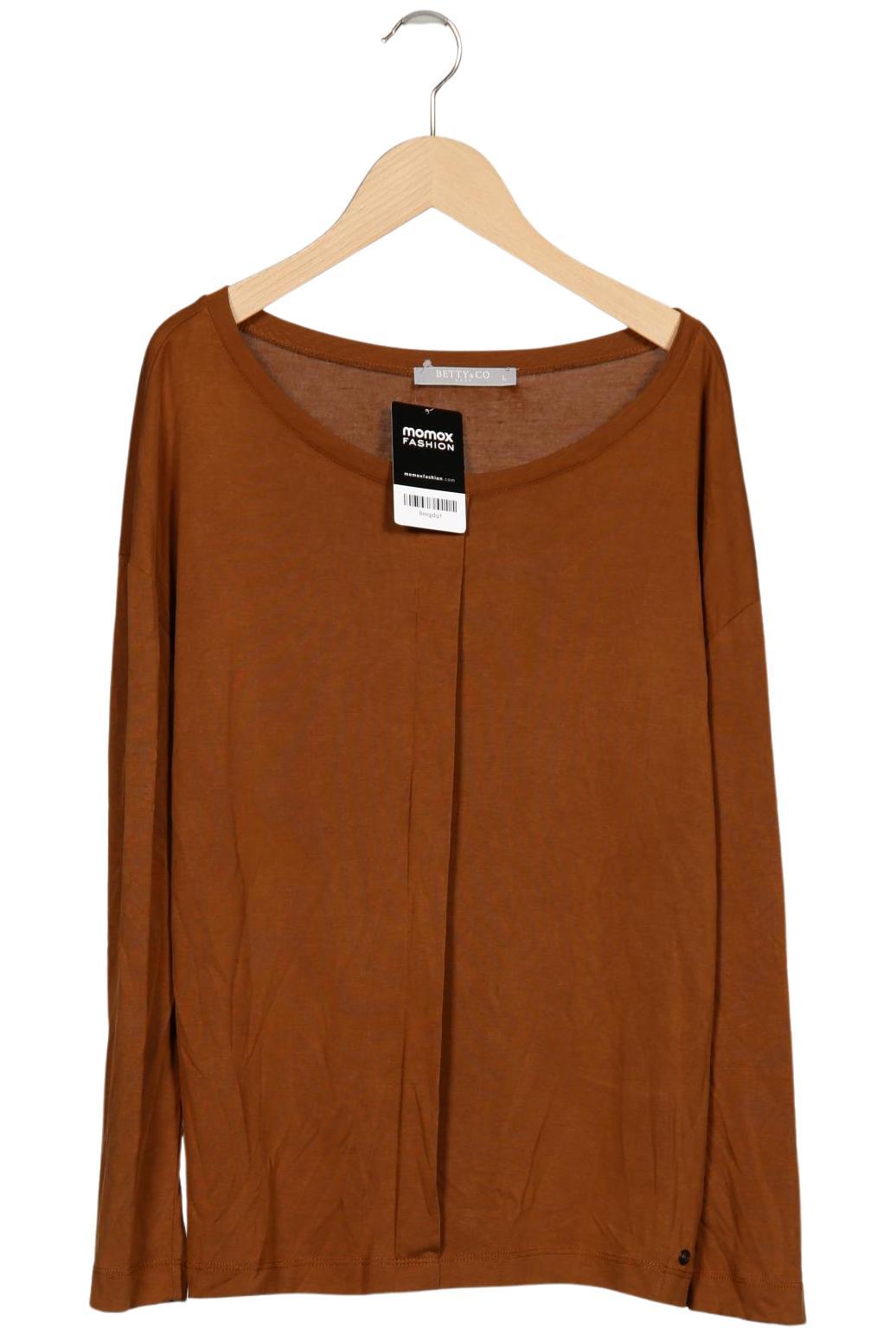 

Betty & CO Damen Langarmshirt, braun, Gr. 42