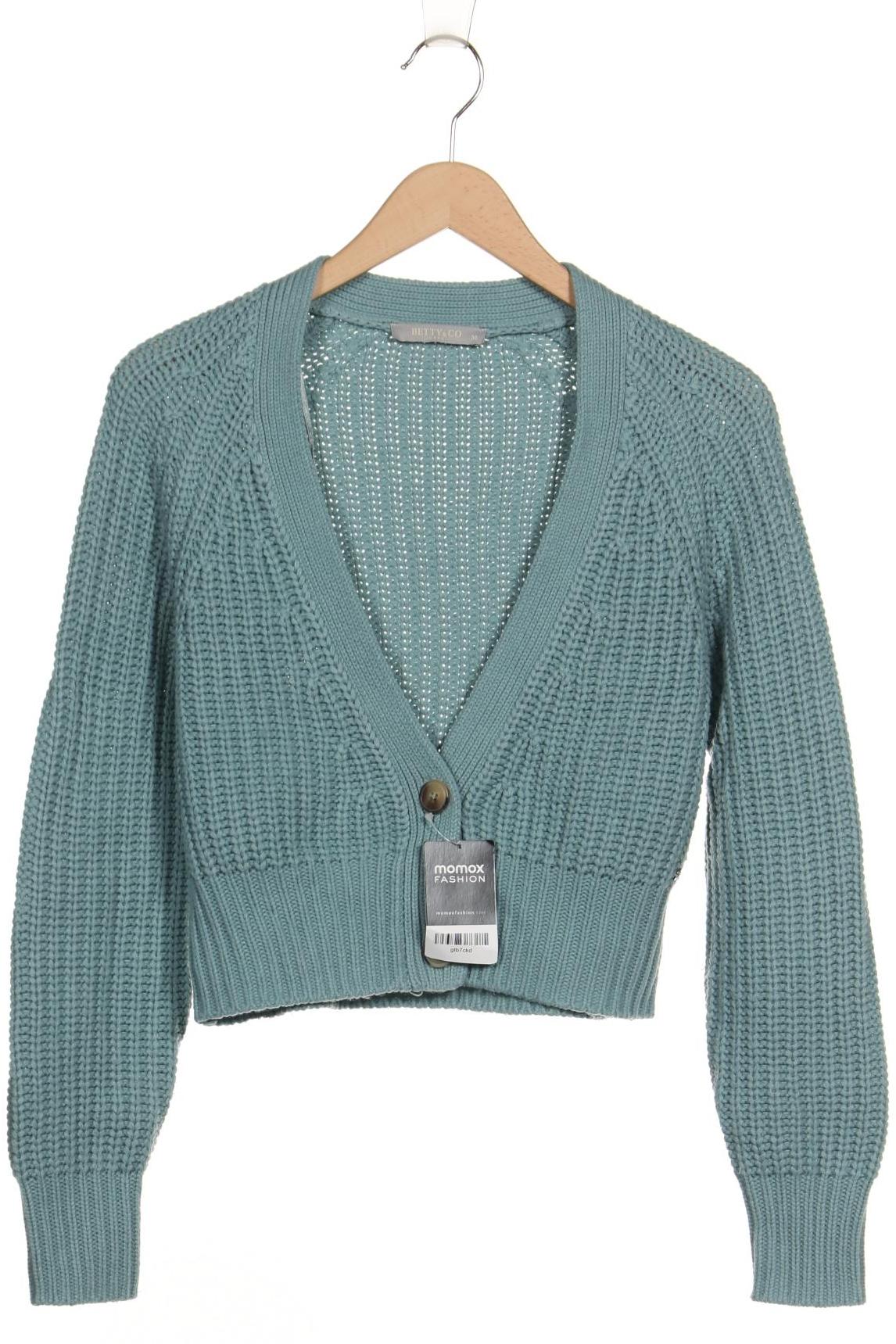 

Betty & CO Damen Strickjacke, türkis, Gr. 36