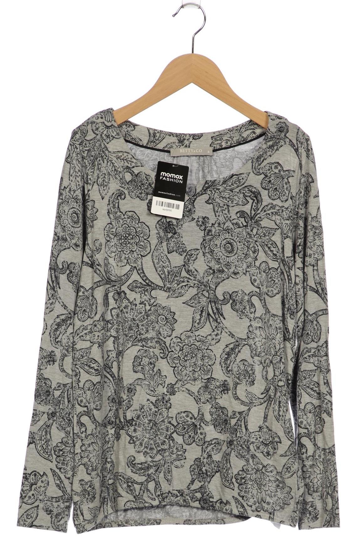 

Betty & CO Damen Langarmshirt, grau, Gr. 36