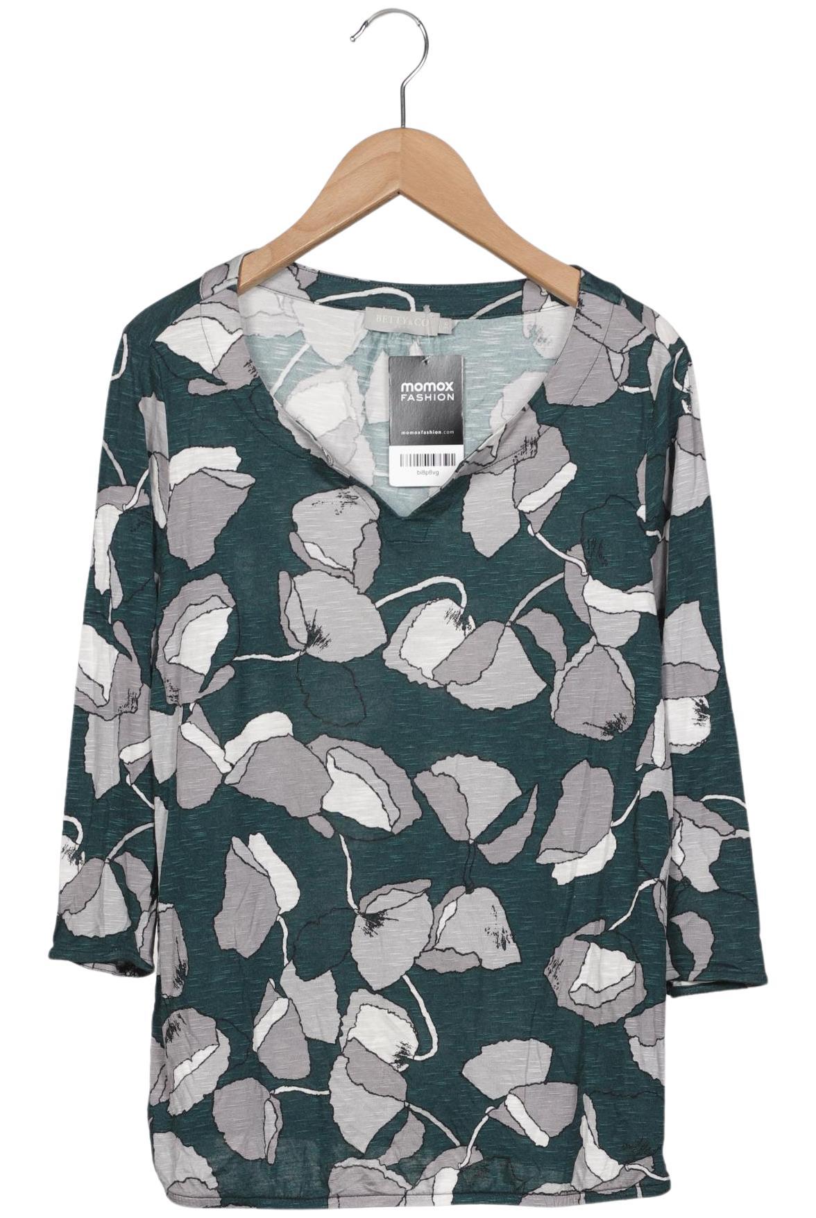 

Betty & CO Damen Langarmshirt, grün, Gr. 36