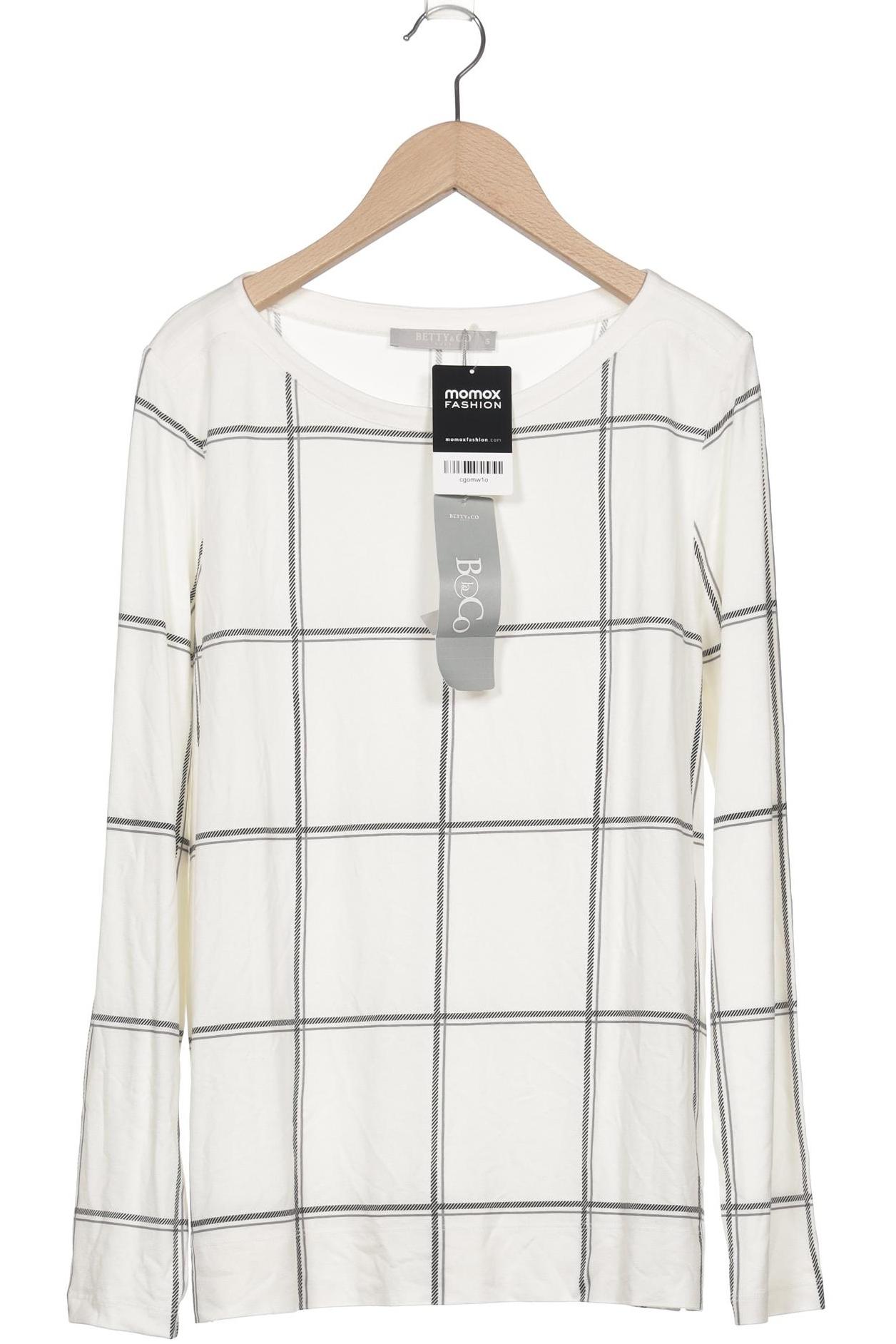 

Betty & CO Damen Langarmshirt, weiß, Gr. 36
