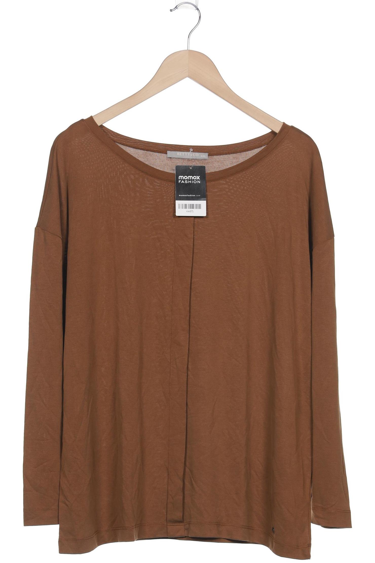 

Betty & CO Damen Langarmshirt, braun, Gr. 46