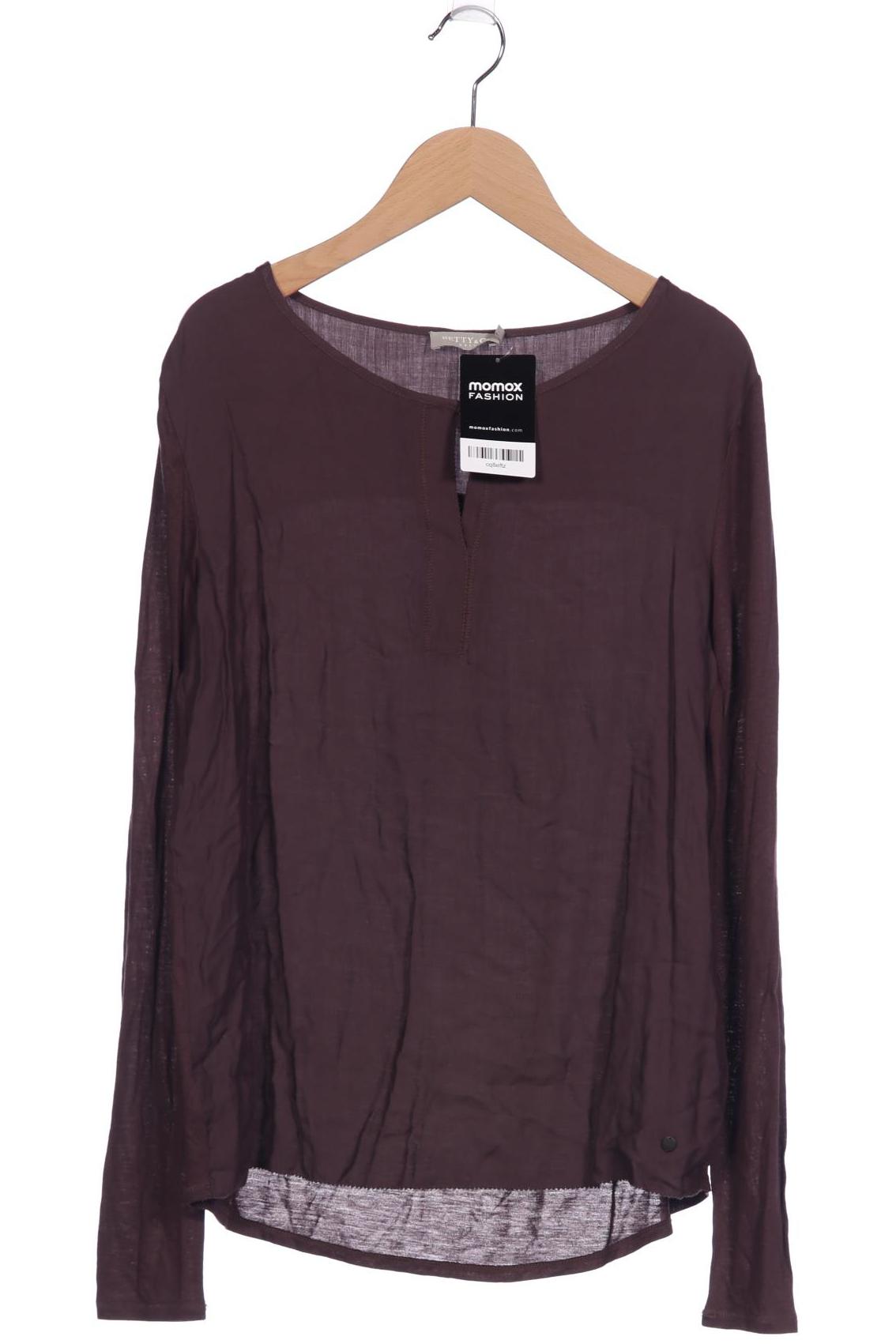 

Betty & CO Damen Langarmshirt, bordeaux, Gr. 34