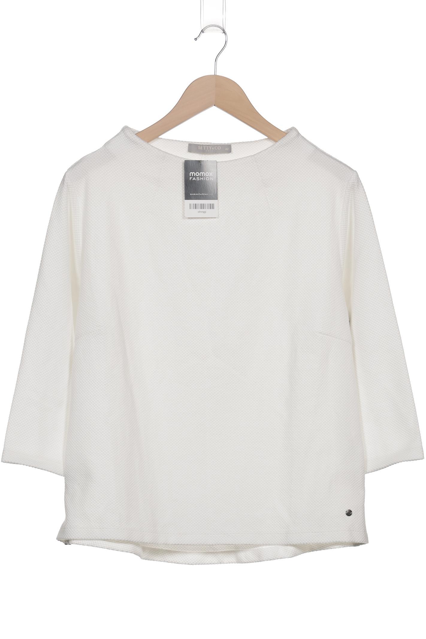 

Betty & CO Damen Sweatshirt, weiß, Gr. 42