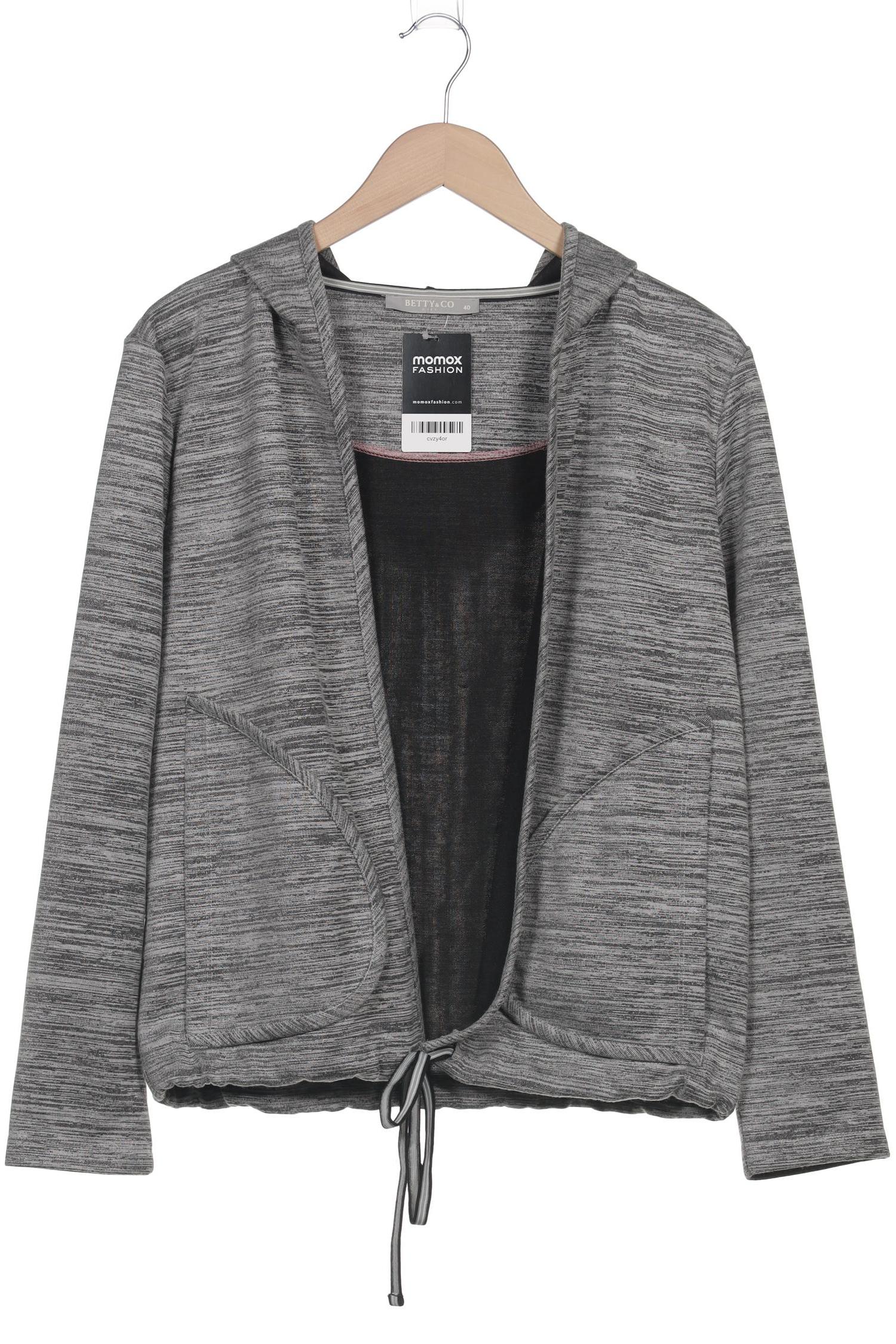 

Betty & CO Damen Kapuzenpullover, grau, Gr. 40
