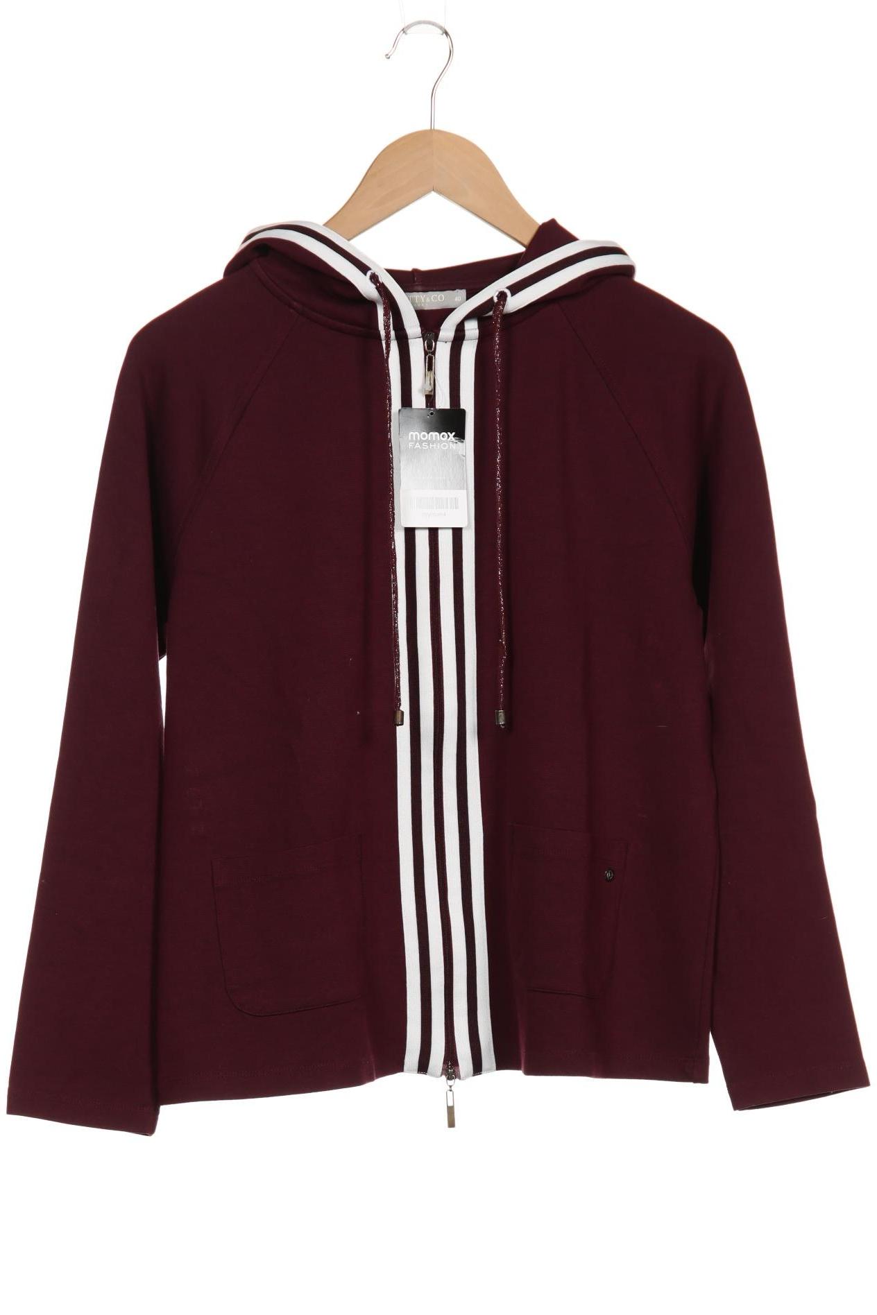 

Betty & CO Damen Kapuzenpullover, bordeaux, Gr. 40