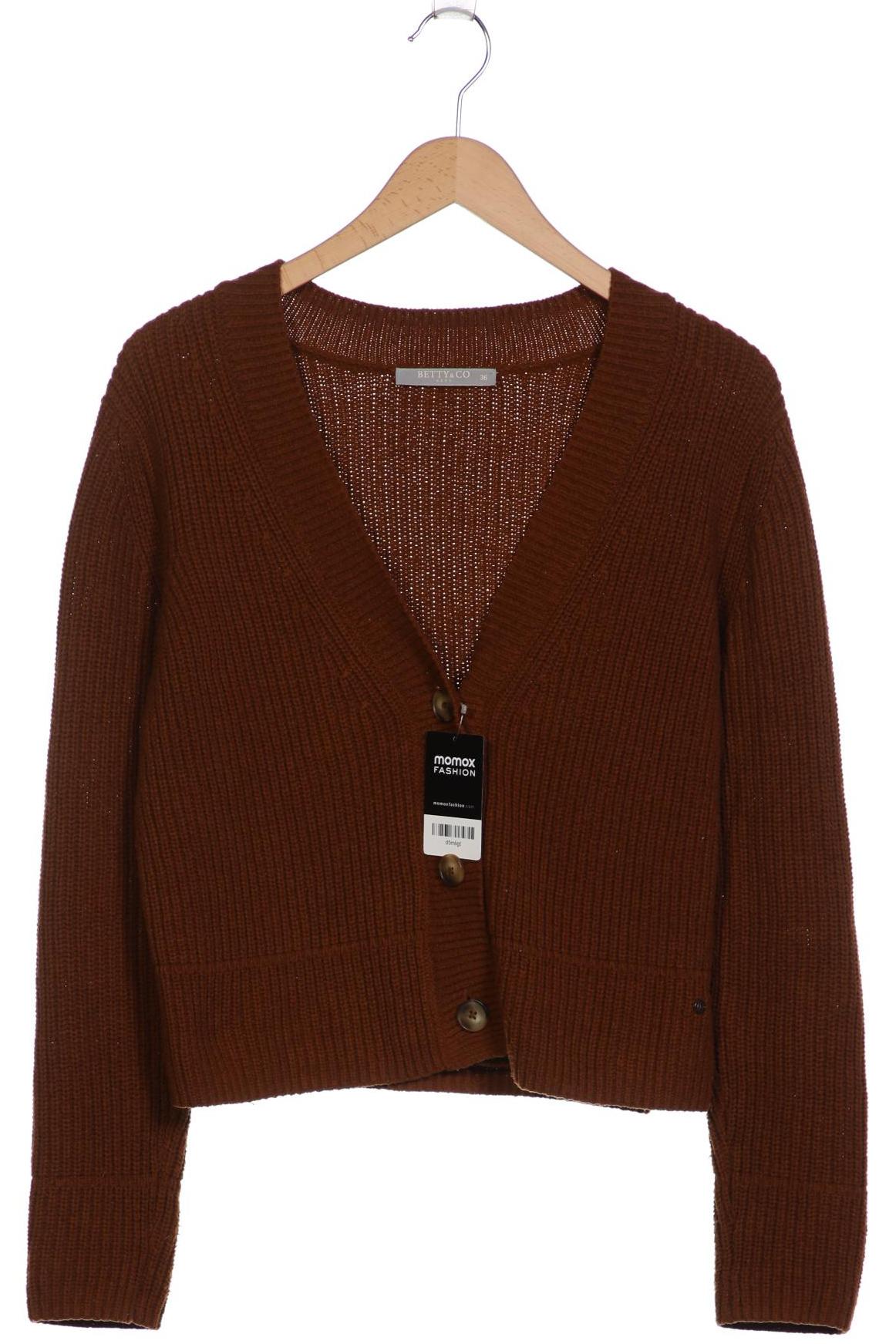 

Betty & CO Damen Strickjacke, braun, Gr. 36