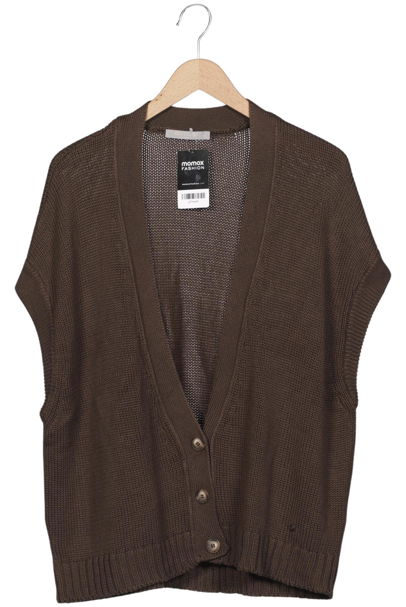 

Betty & CO Damen Strickjacke, braun, Gr. 46