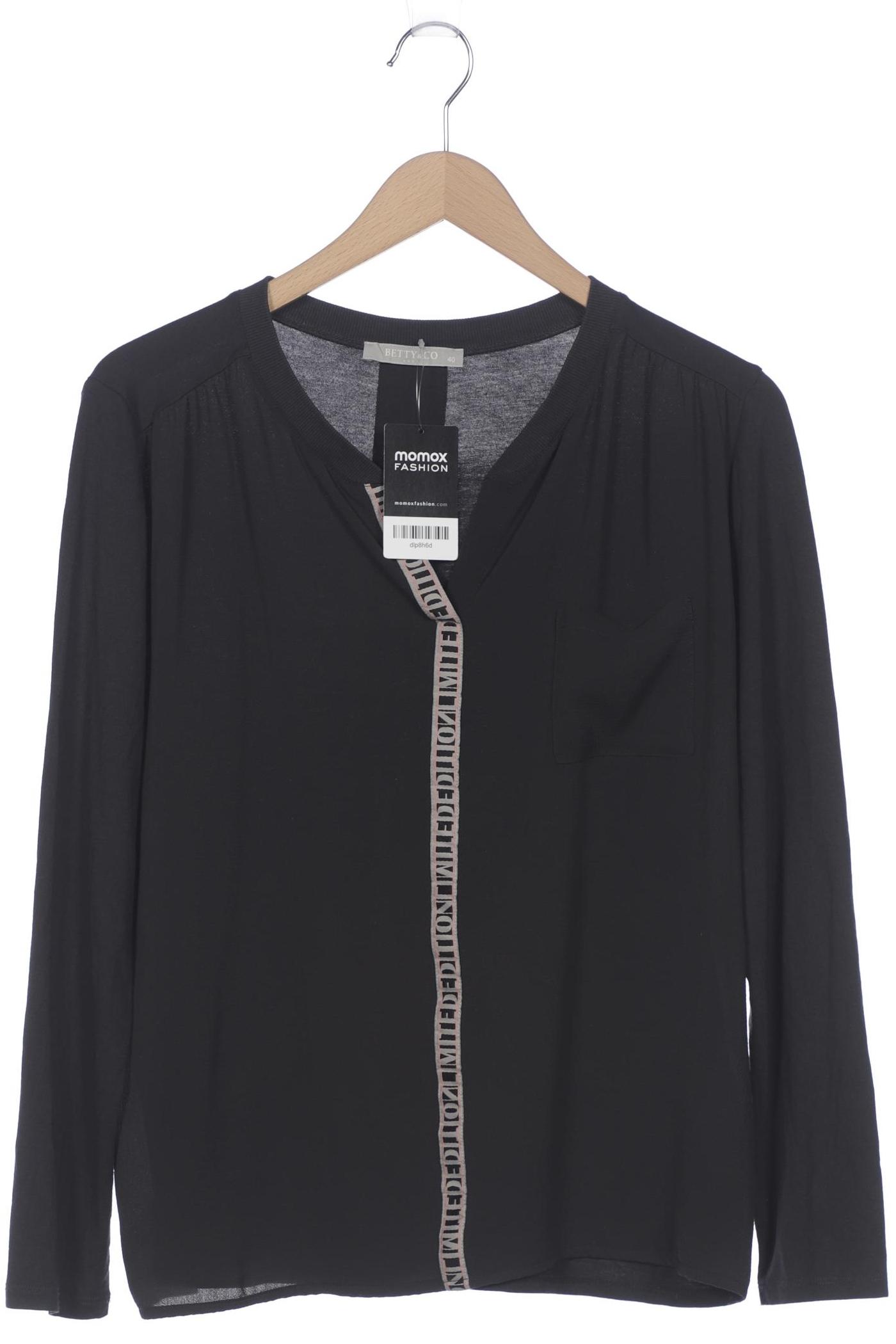 

Betty & CO Damen Langarmshirt, schwarz, Gr. 40
