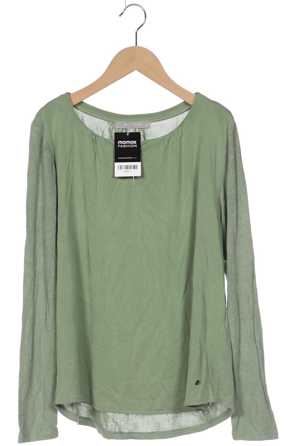 

Betty & CO Damen Langarmshirt, grün, Gr. 40