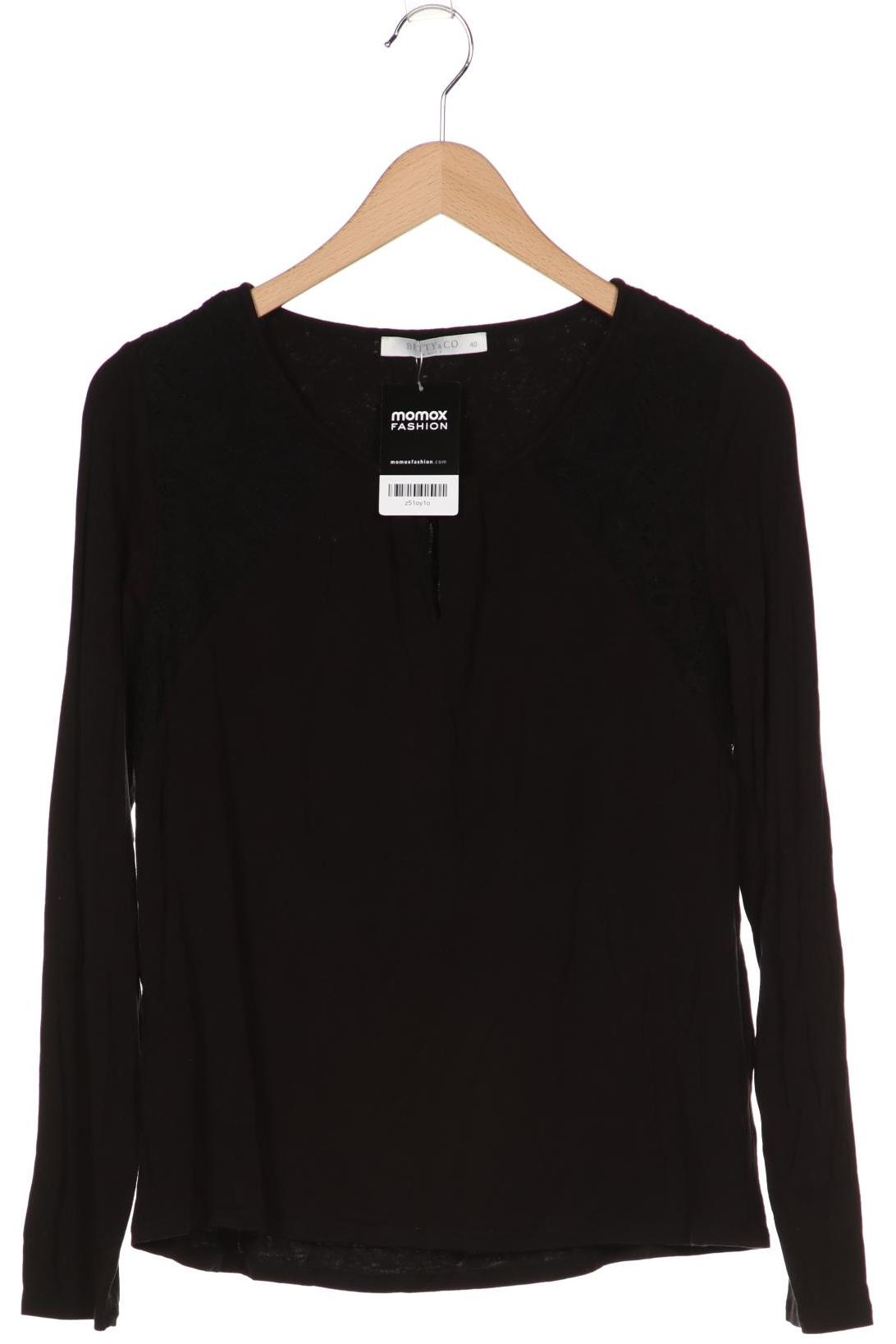 

Betty & CO Damen Langarmshirt, schwarz, Gr. 40
