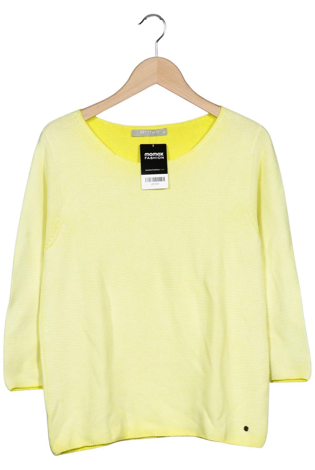 

Betty & CO Damen Pullover, gelb, Gr. 36