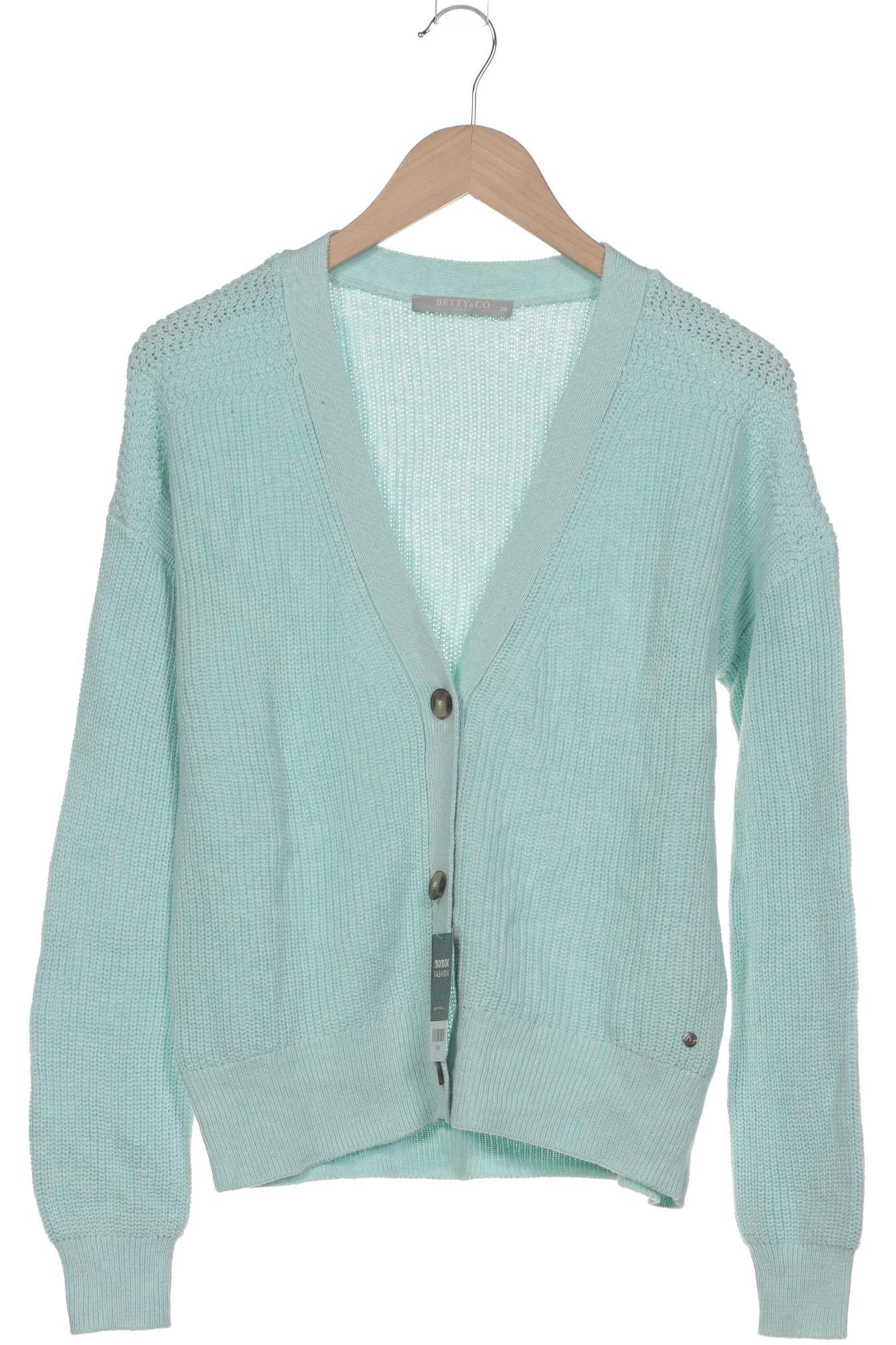 

Betty & CO Damen Strickjacke, türkis, Gr. 36