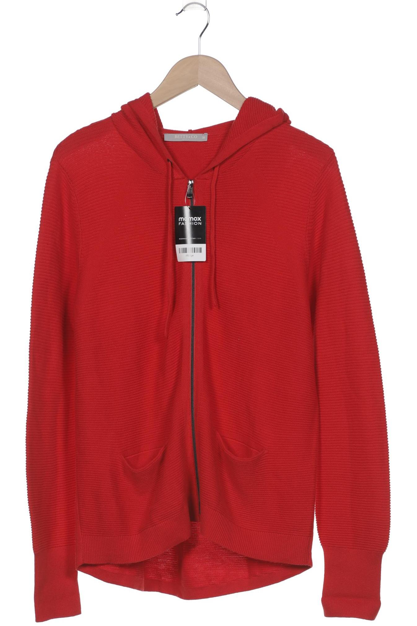 

Betty & CO Damen Kapuzenpullover, rot, Gr. 38