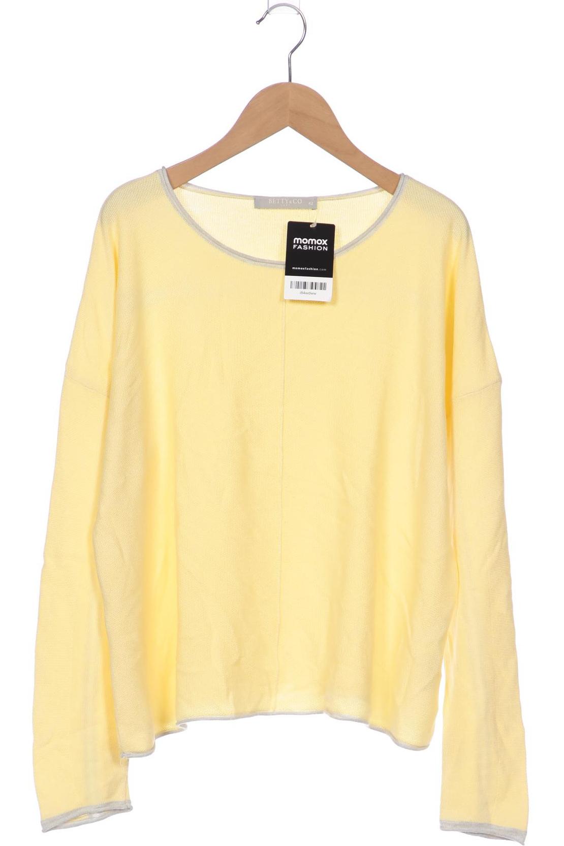 

Betty & CO Damen Pullover, gelb, Gr. 42