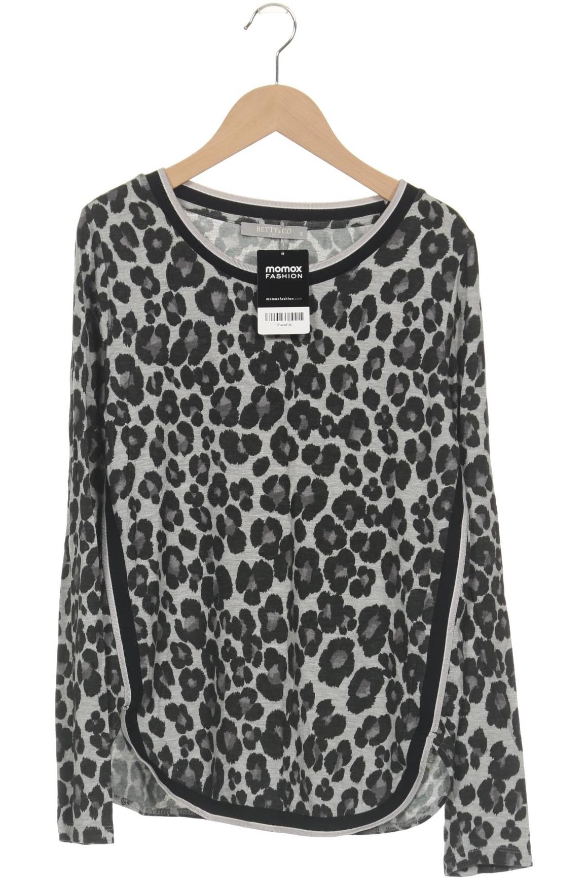 

Betty & CO Damen Langarmshirt, grau, Gr. 36