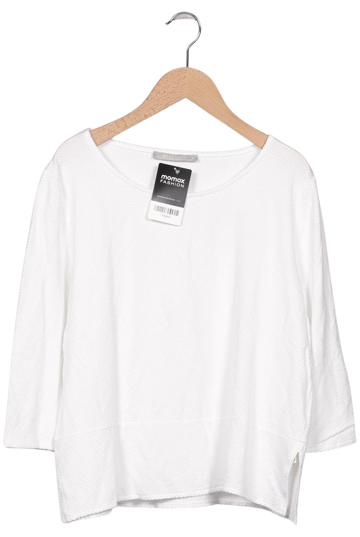 

Betty & CO Damen Langarmshirt, weiß, Gr. 38