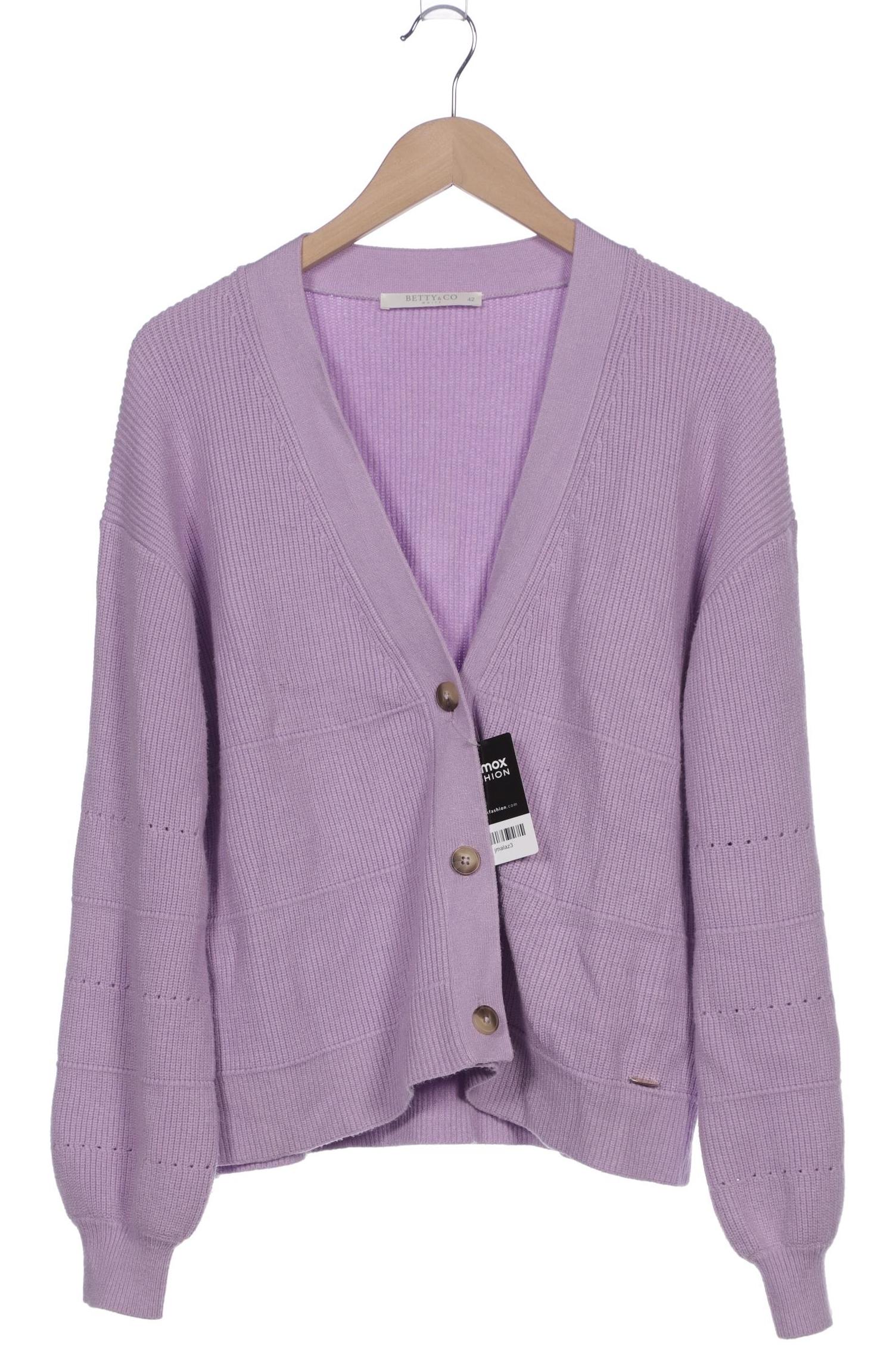 

Betty & CO Damen Strickjacke, flieder, Gr. 42