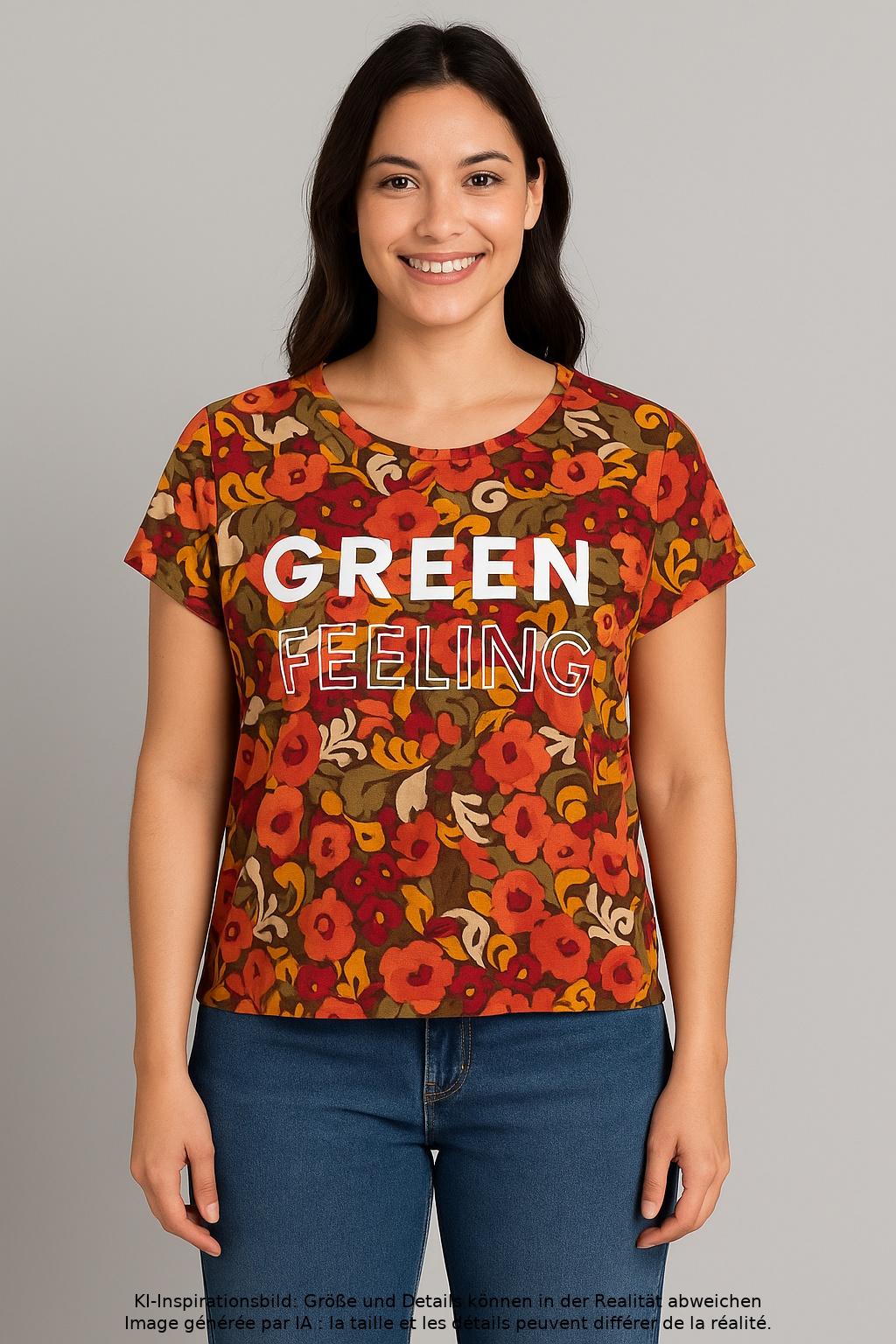 

Betty & CO Damen T-Shirt, mehrfarbig, Gr. 42