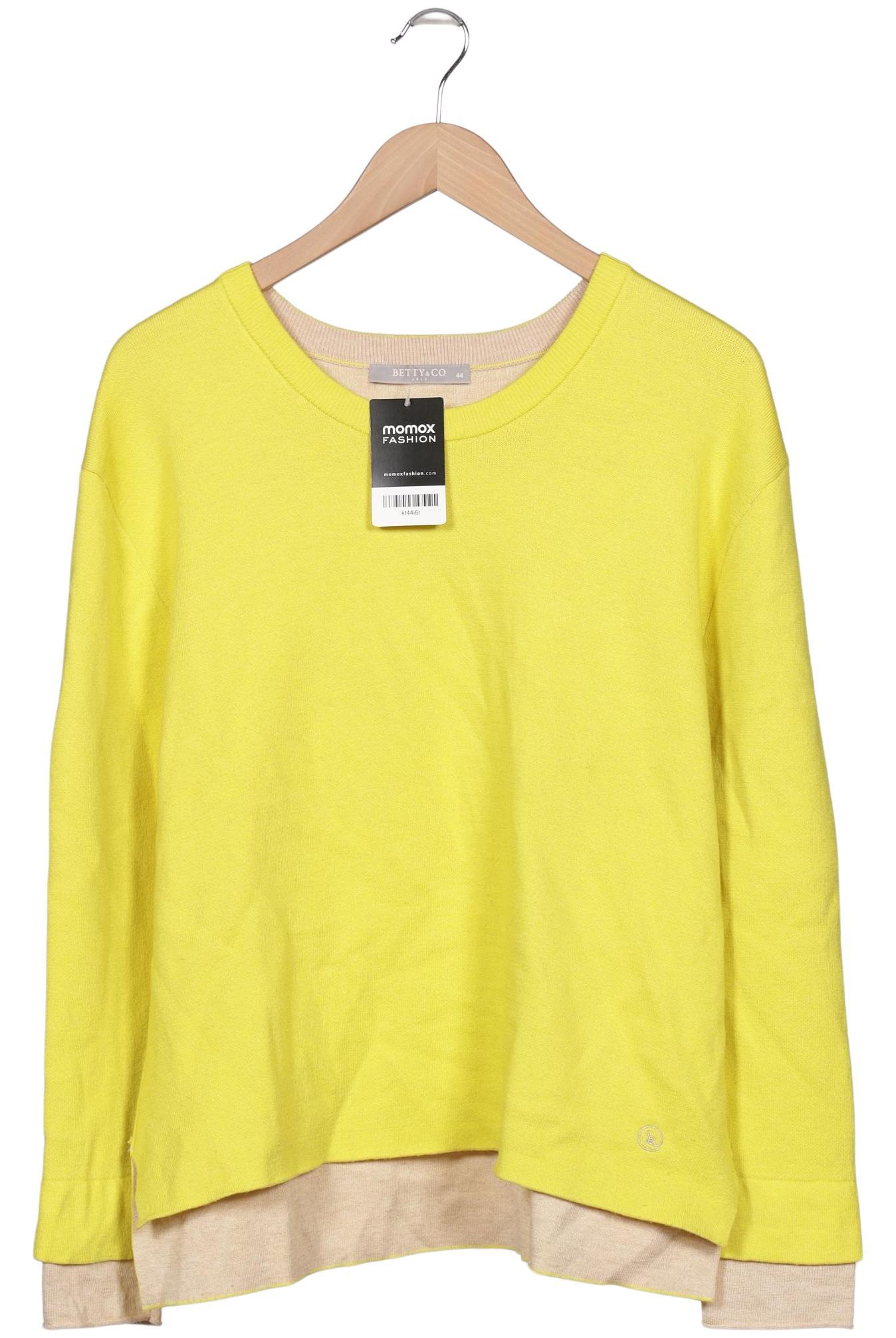 

Betty & CO Damen Pullover, gelb, Gr. 44