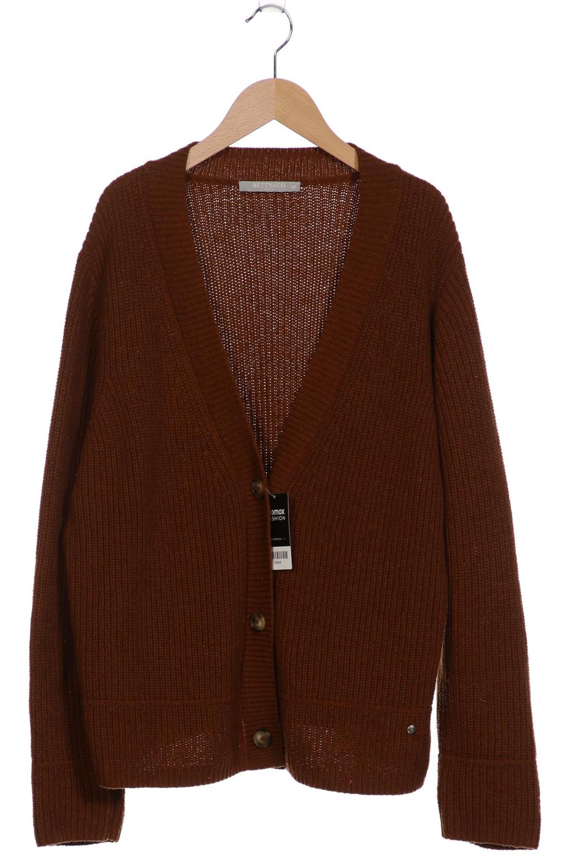 

Betty & CO Damen Strickjacke, braun, Gr. 44