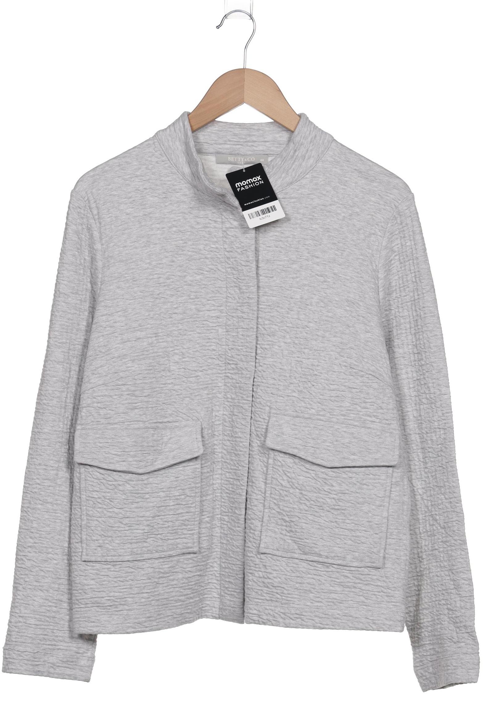 

Betty & CO Damen Strickjacke, grau, Gr. 44