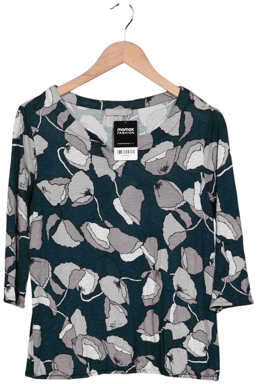

Betty & CO Damen Langarmshirt, türkis, Gr. 40