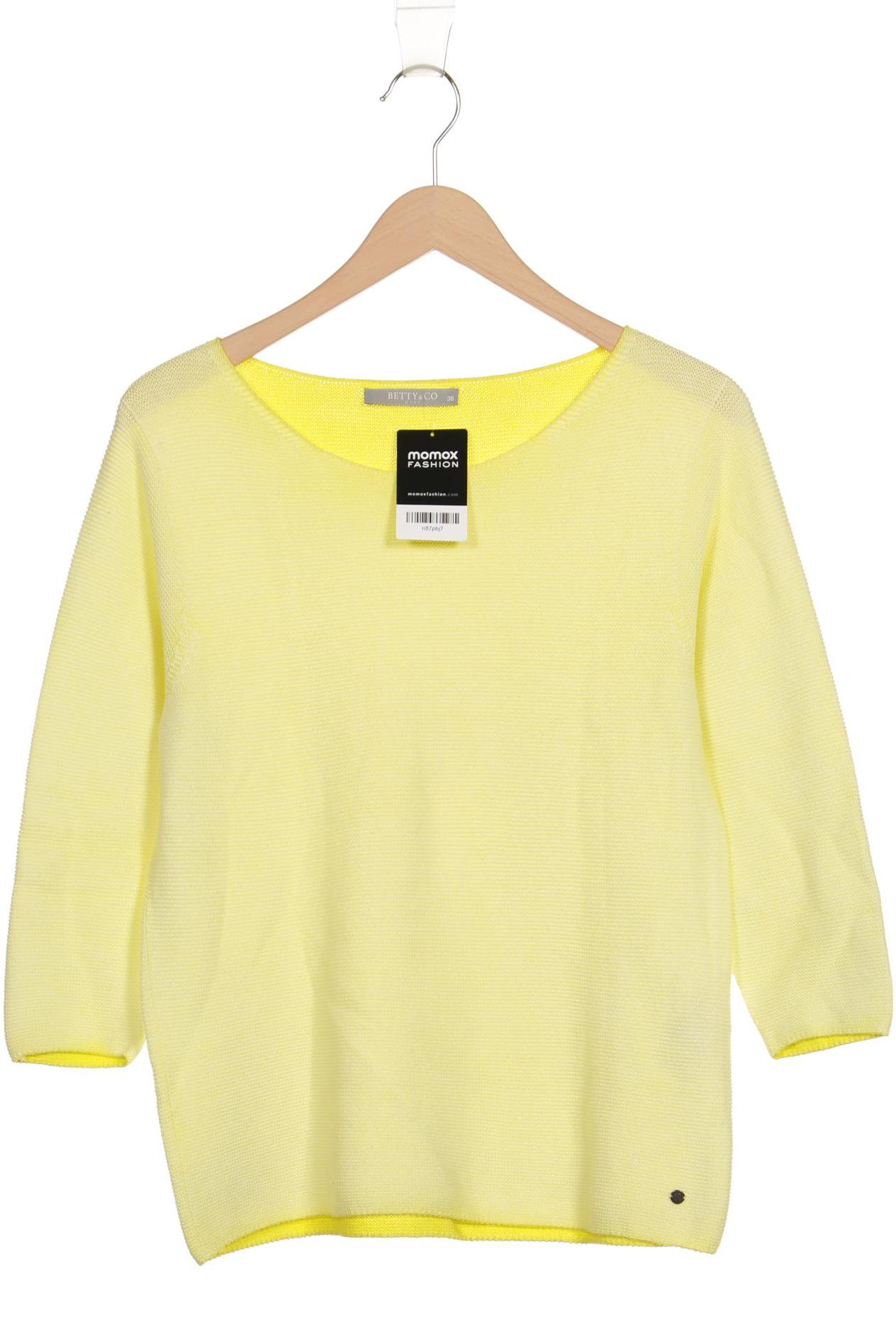 

Betty & CO Damen Pullover, gelb, Gr. 36